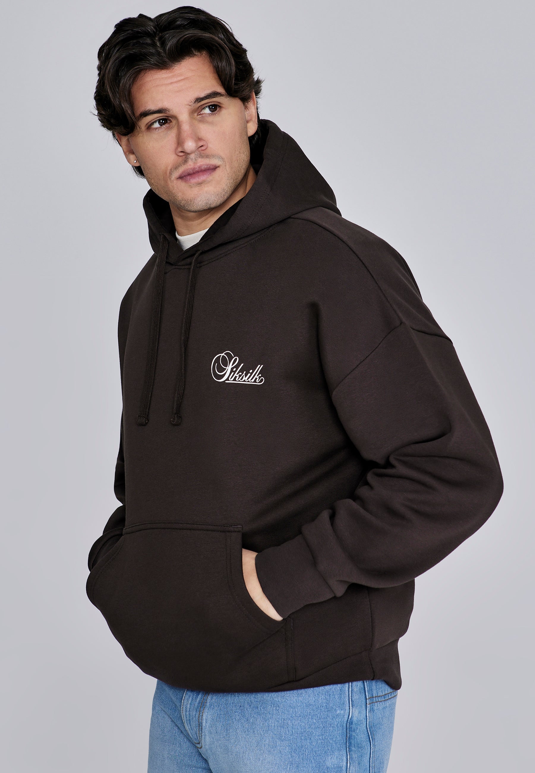 Essentials Hoodie in Brown Hoodie SikSilk