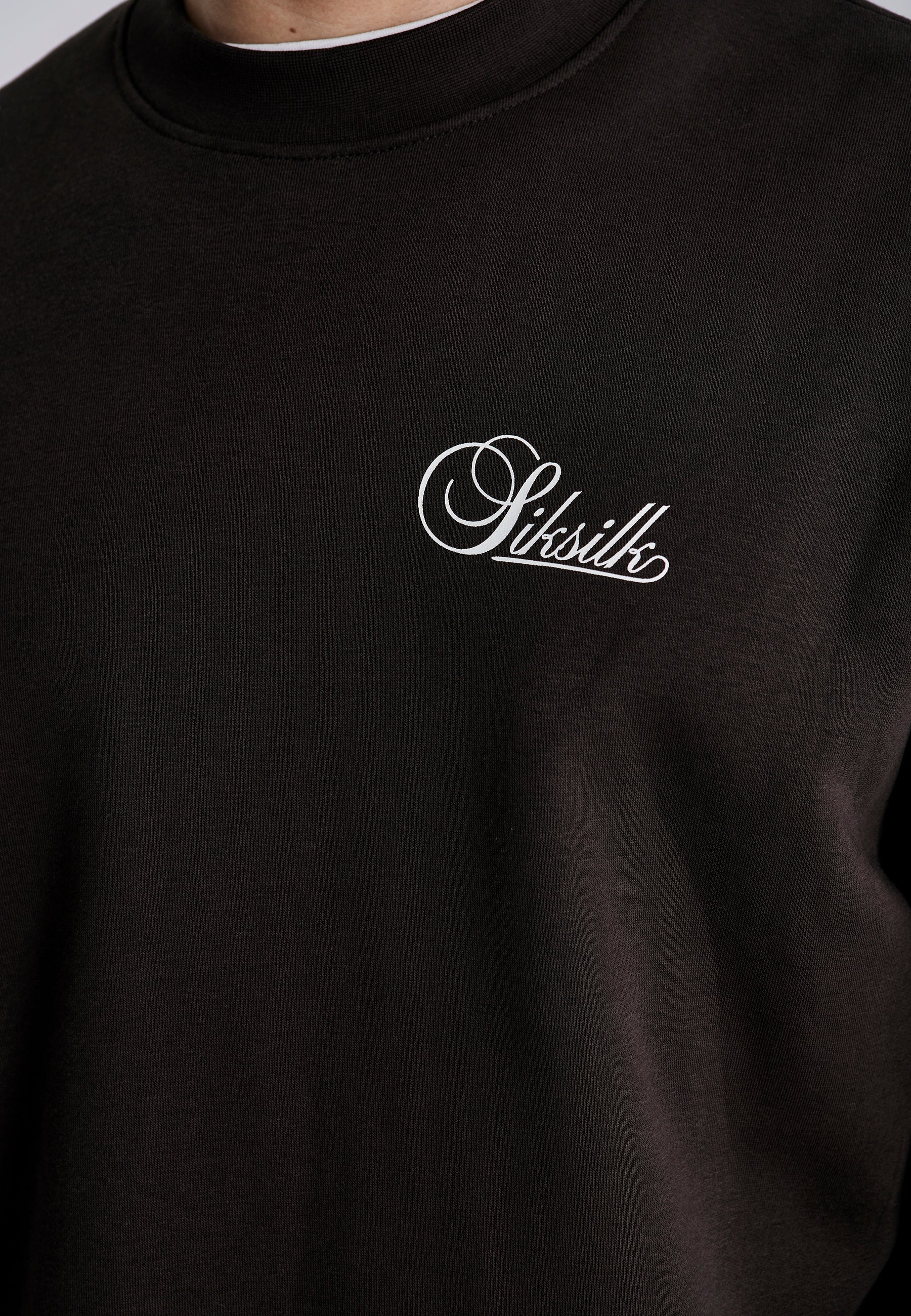 Essentials Sweater in Brown Sweatshirts SikSilk