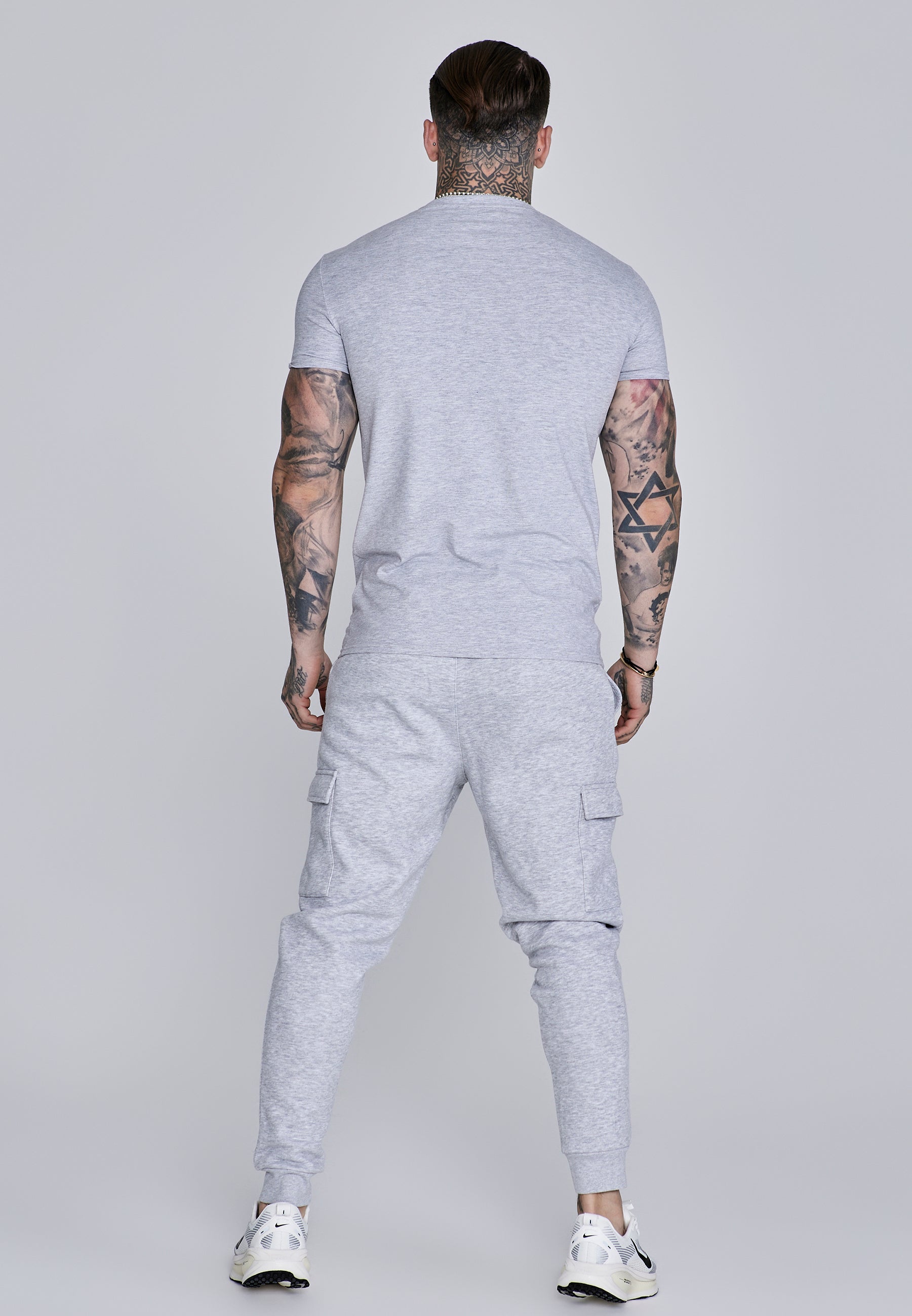 Essentials T-Shirt in Grey Marl T-Shirts SikSilk