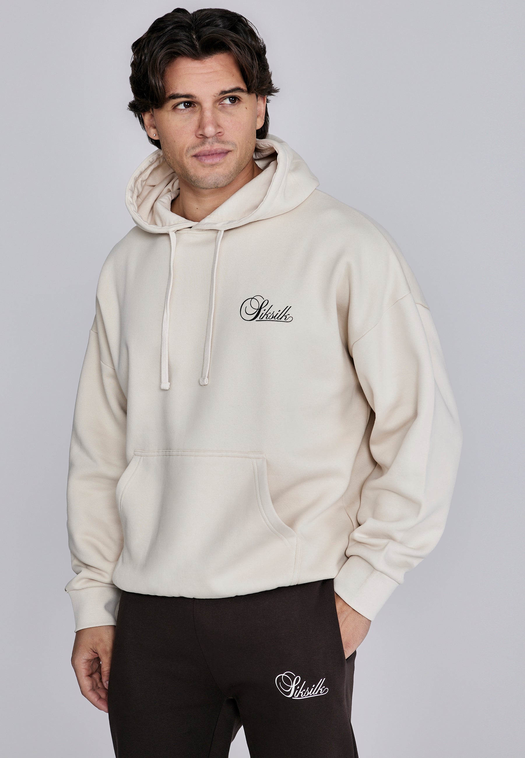 Essentials Hoodie in Ecru Hoodie SikSilk