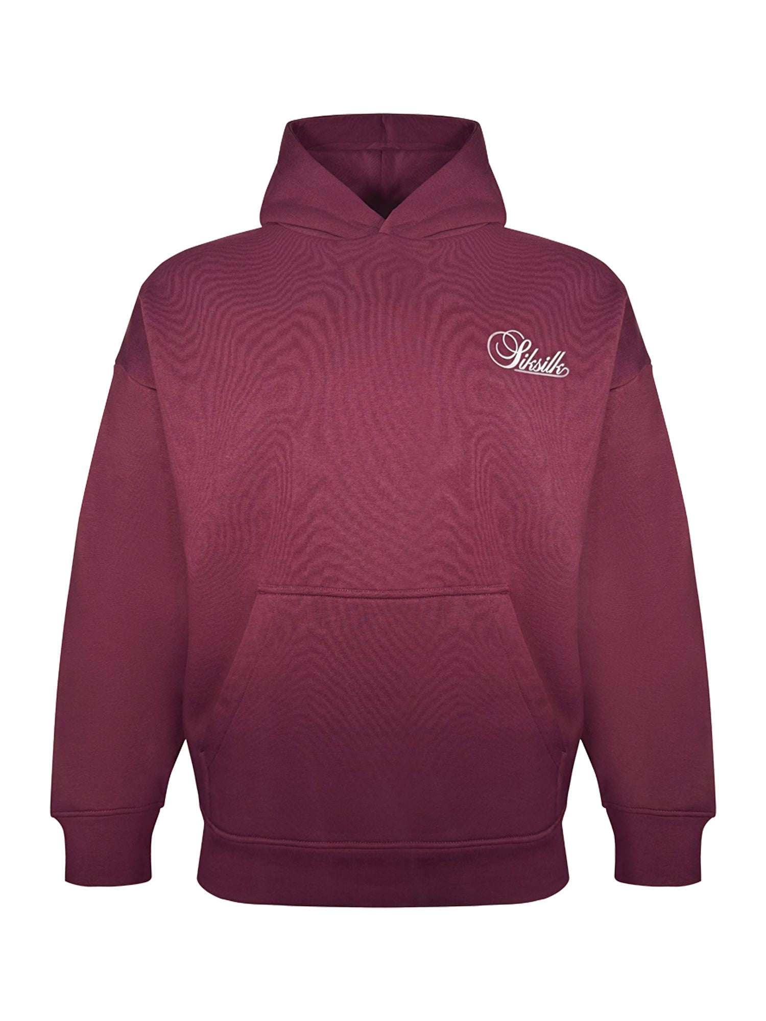 Essentials Hoodie in Burgundy Hoodie SikSilk