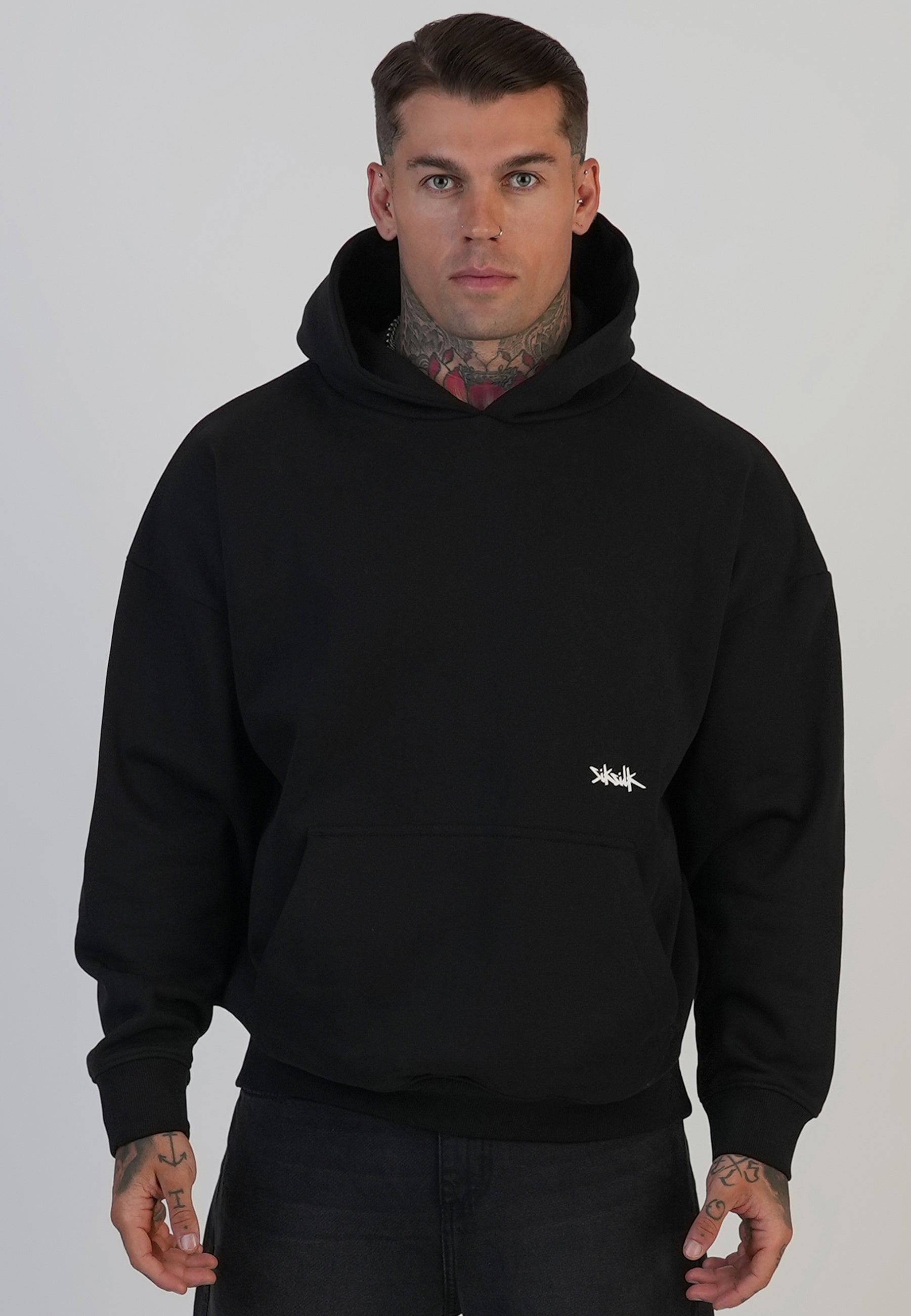 Graphic Hoodie in Black Hoodie SikSilk