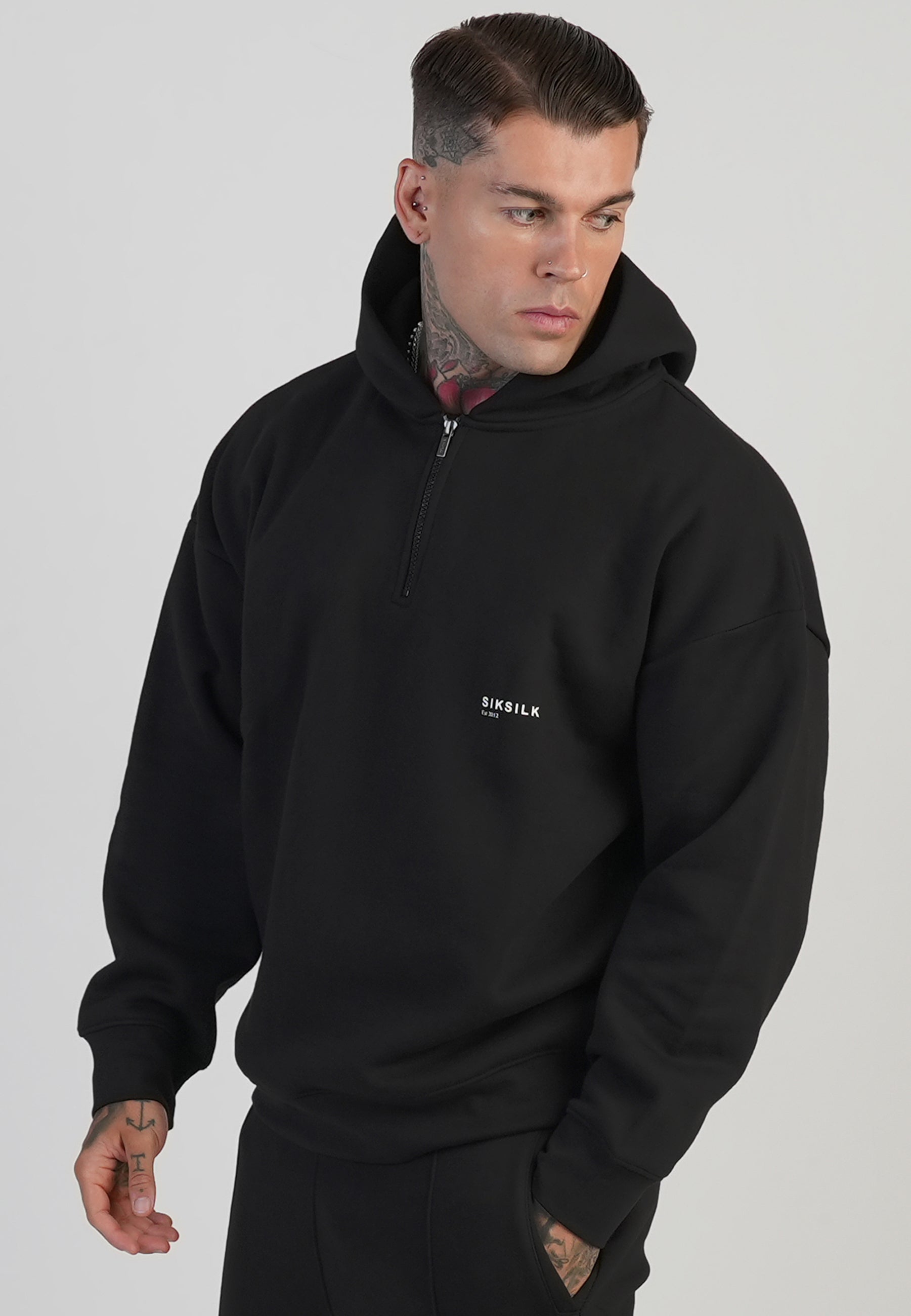 Graphic Hoodie in Black Hoodie SikSilk