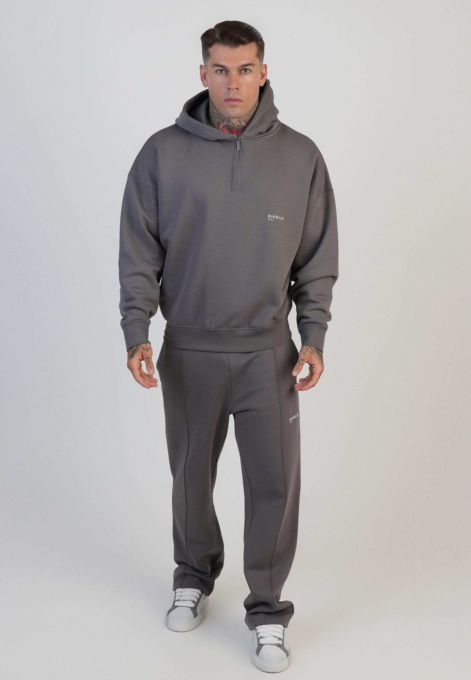 Track Pants in Grey Pants SikSilk