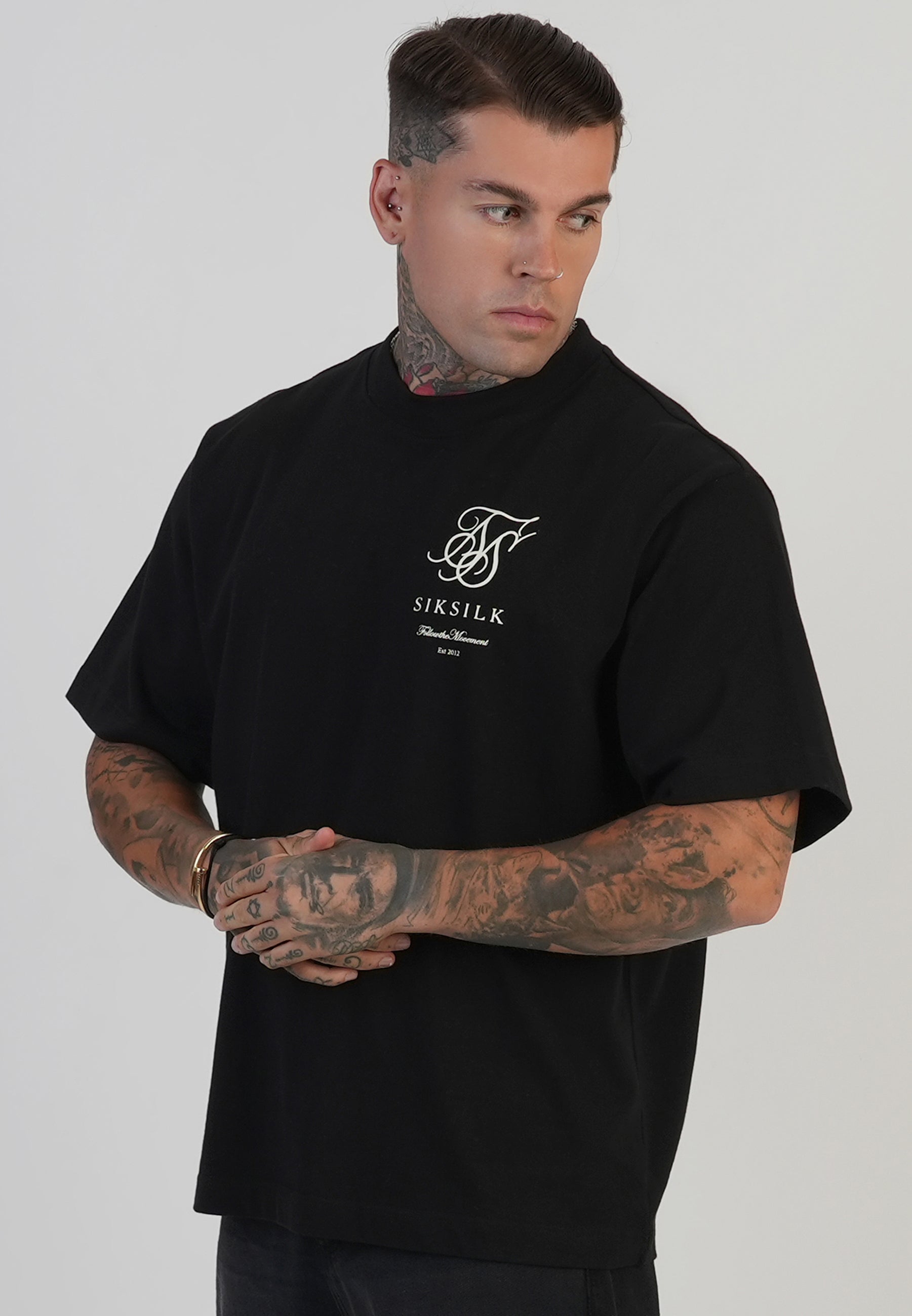 Logo T-Shirt in Black T-Shirts SikSilk