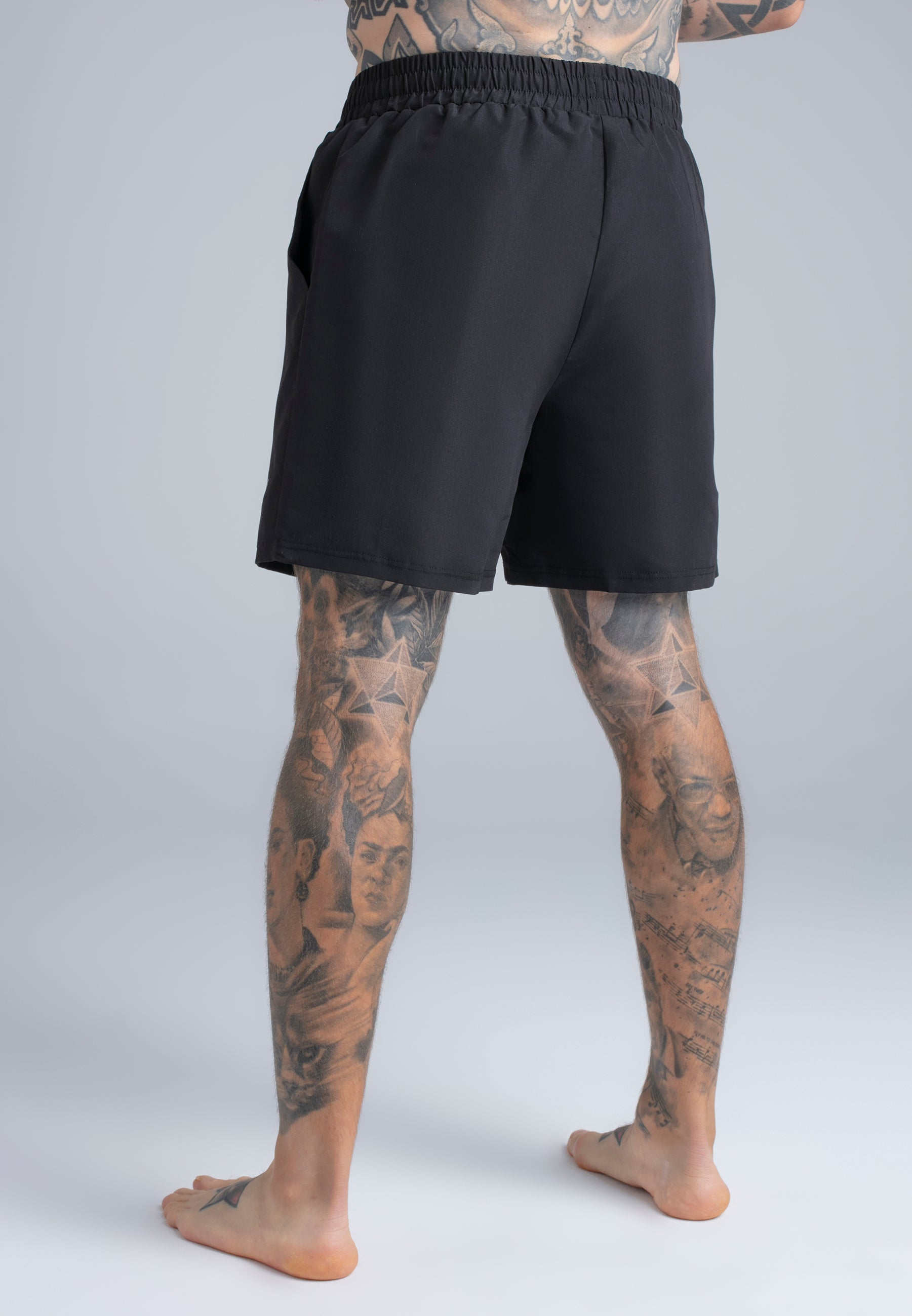 Swim Shorts in Black Swimming trunks SikSilk