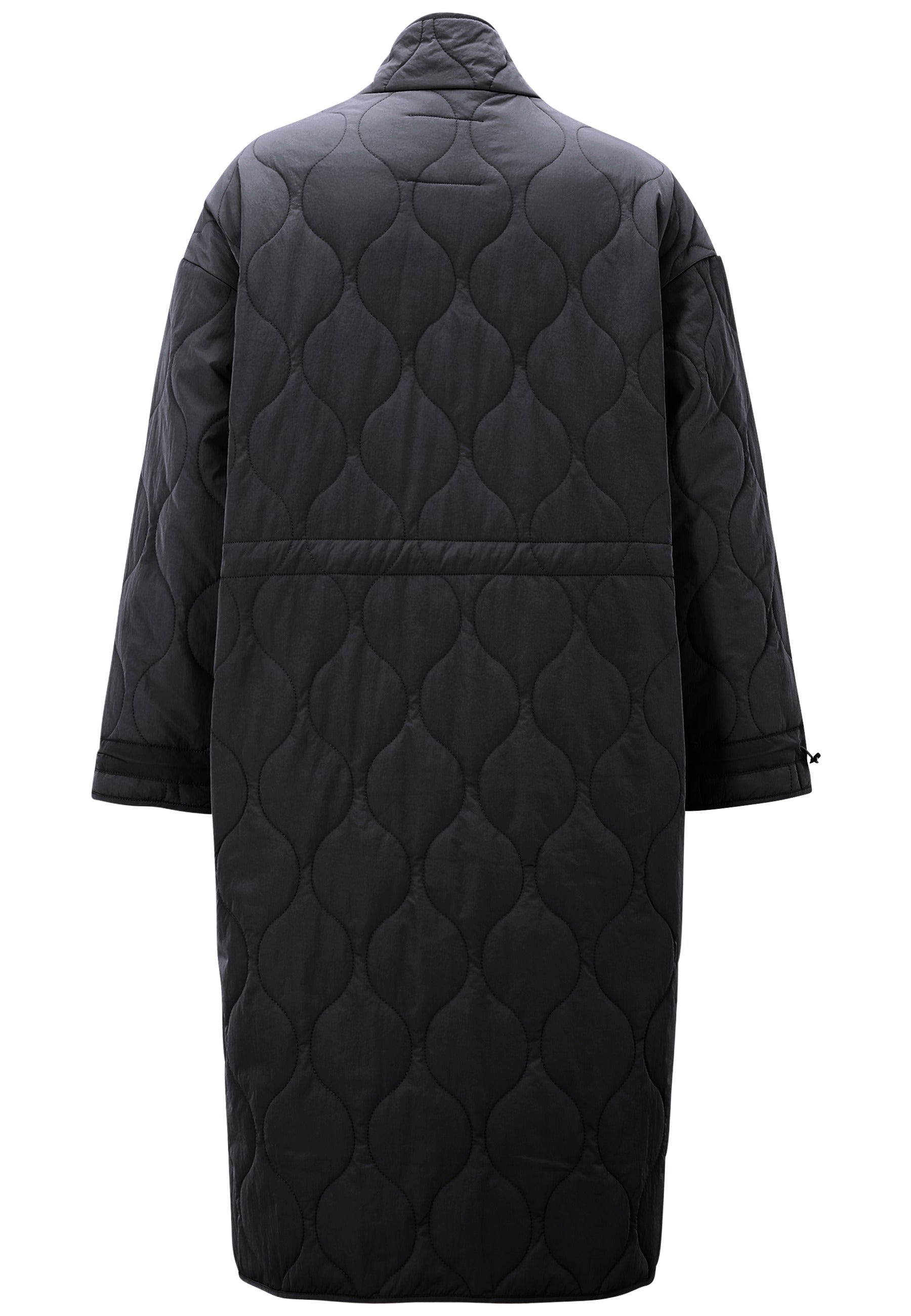 Baicoi Quilted Coat in Black Beauty Jackets Tamaris   