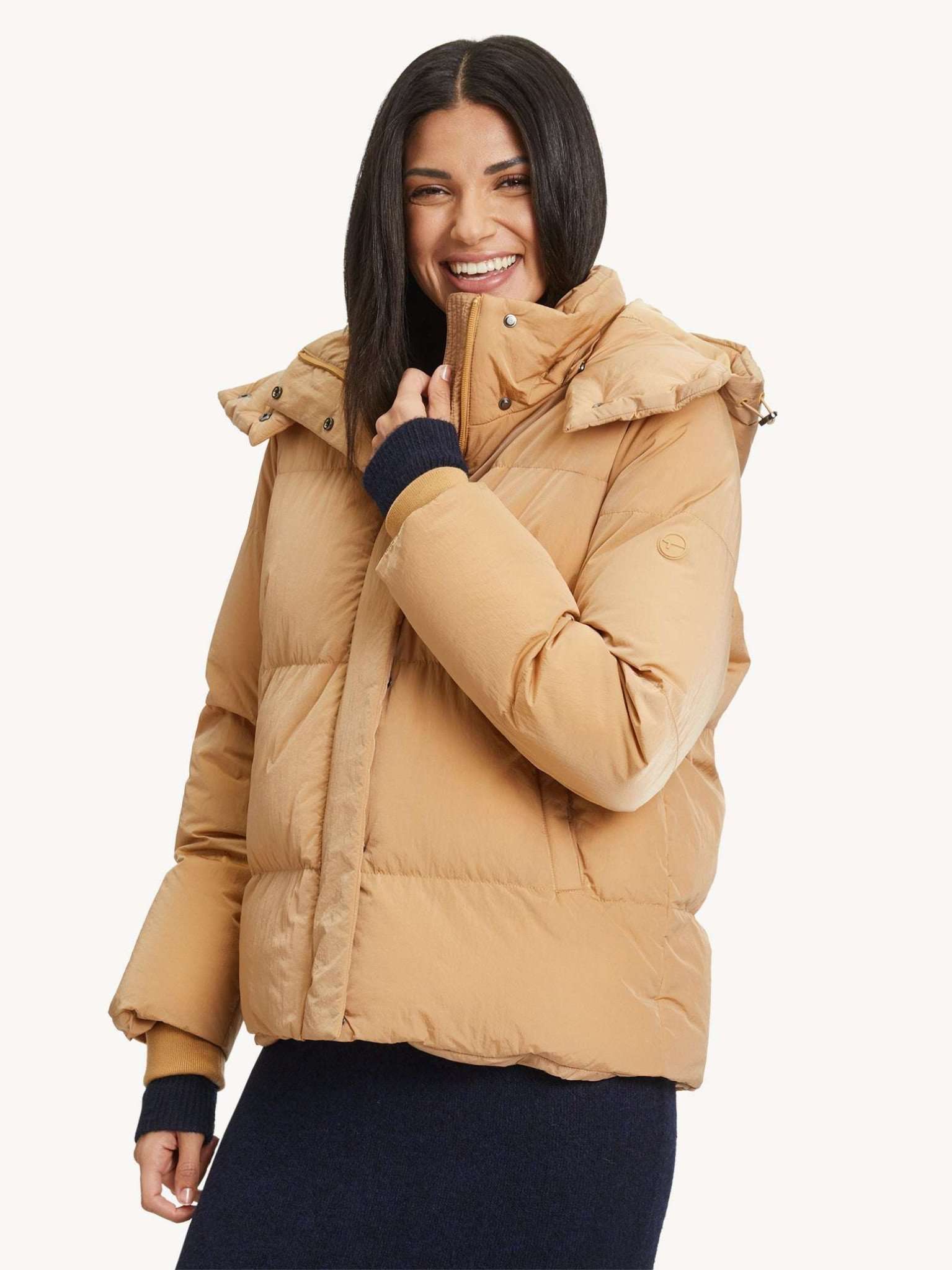 Balikesir Puffer Jacket in Iced Coffee Jackets Tamaris   