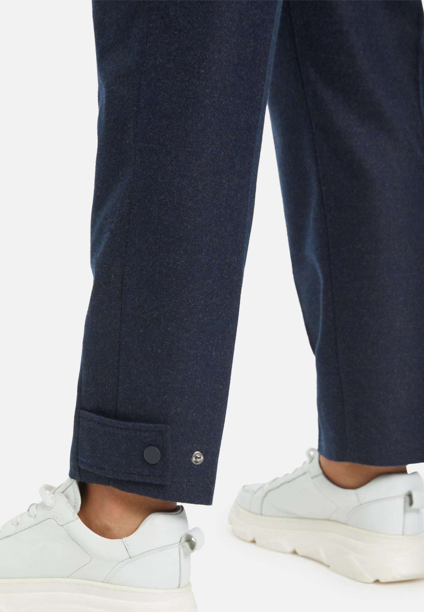 Brenk Loose Carrot Pant in Blueberry Pants Tamaris   