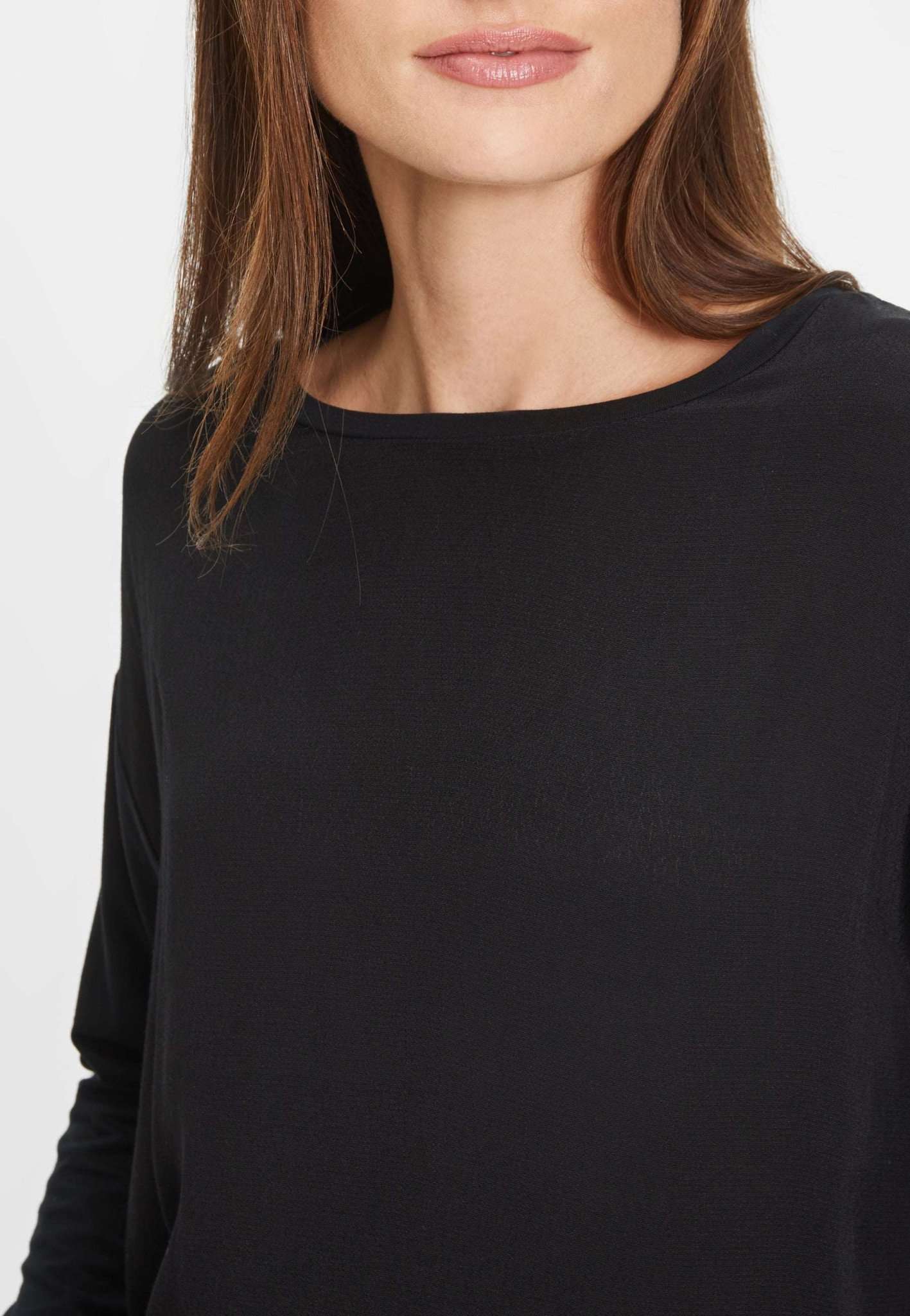 Burdur Long Sleeve Shirt in Black Beauty T-Shirts Tamaris   