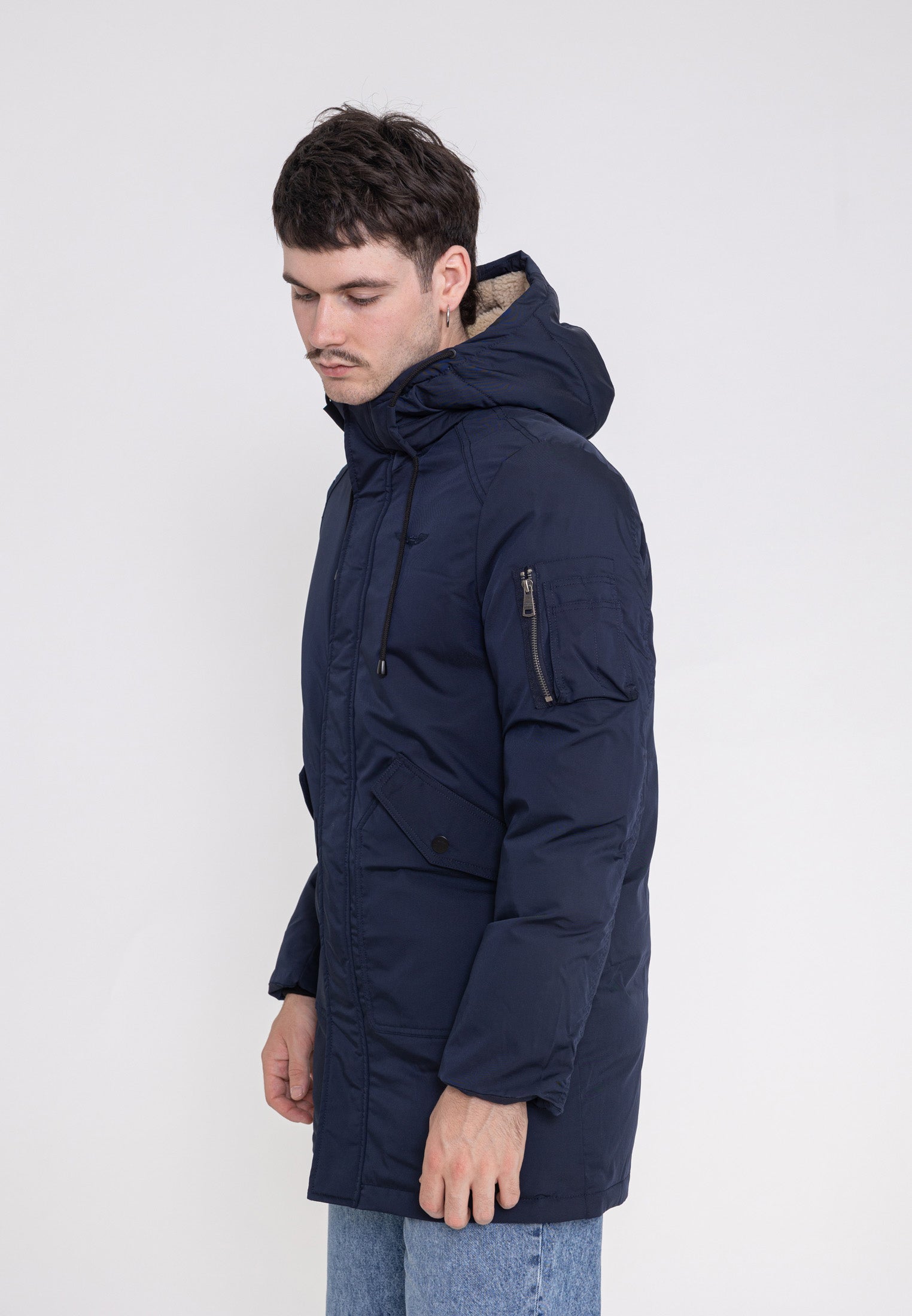 Telluride M long jacket in Navy Jackets Bombers Original   