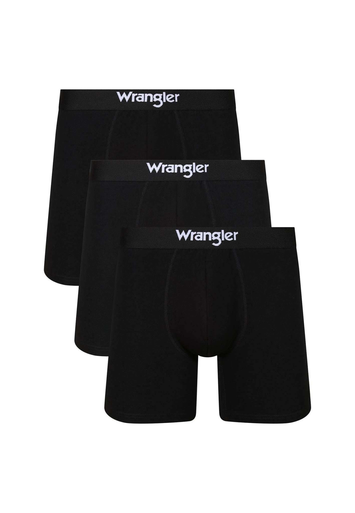 3 Pack Medium Trunks Wilkins in Black Underwear Wrangler   