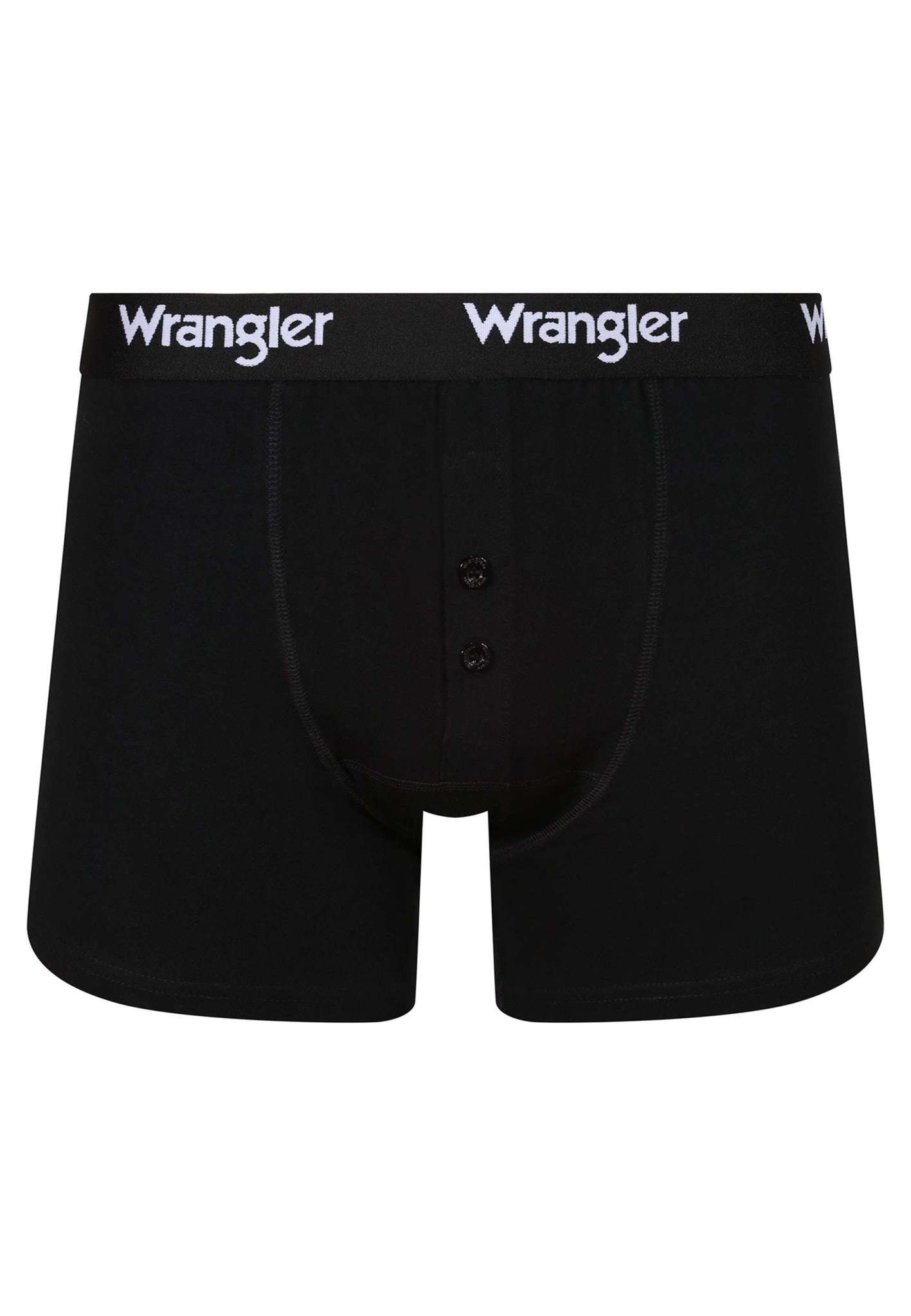 3 Pack Button Fly Trunks Tait in Black Underwear Wrangler   