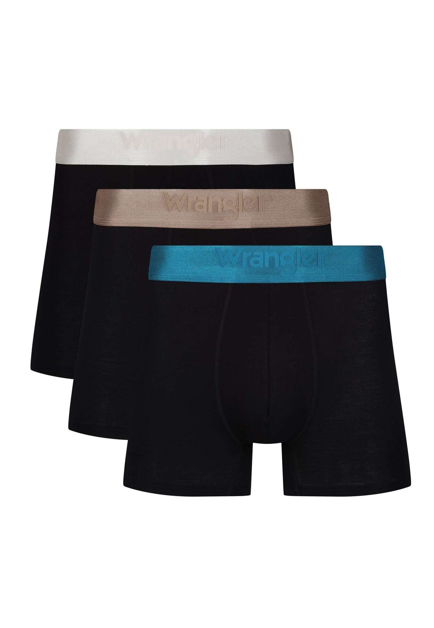 3 Pack Trunks Law in Black Underwear Wrangler   