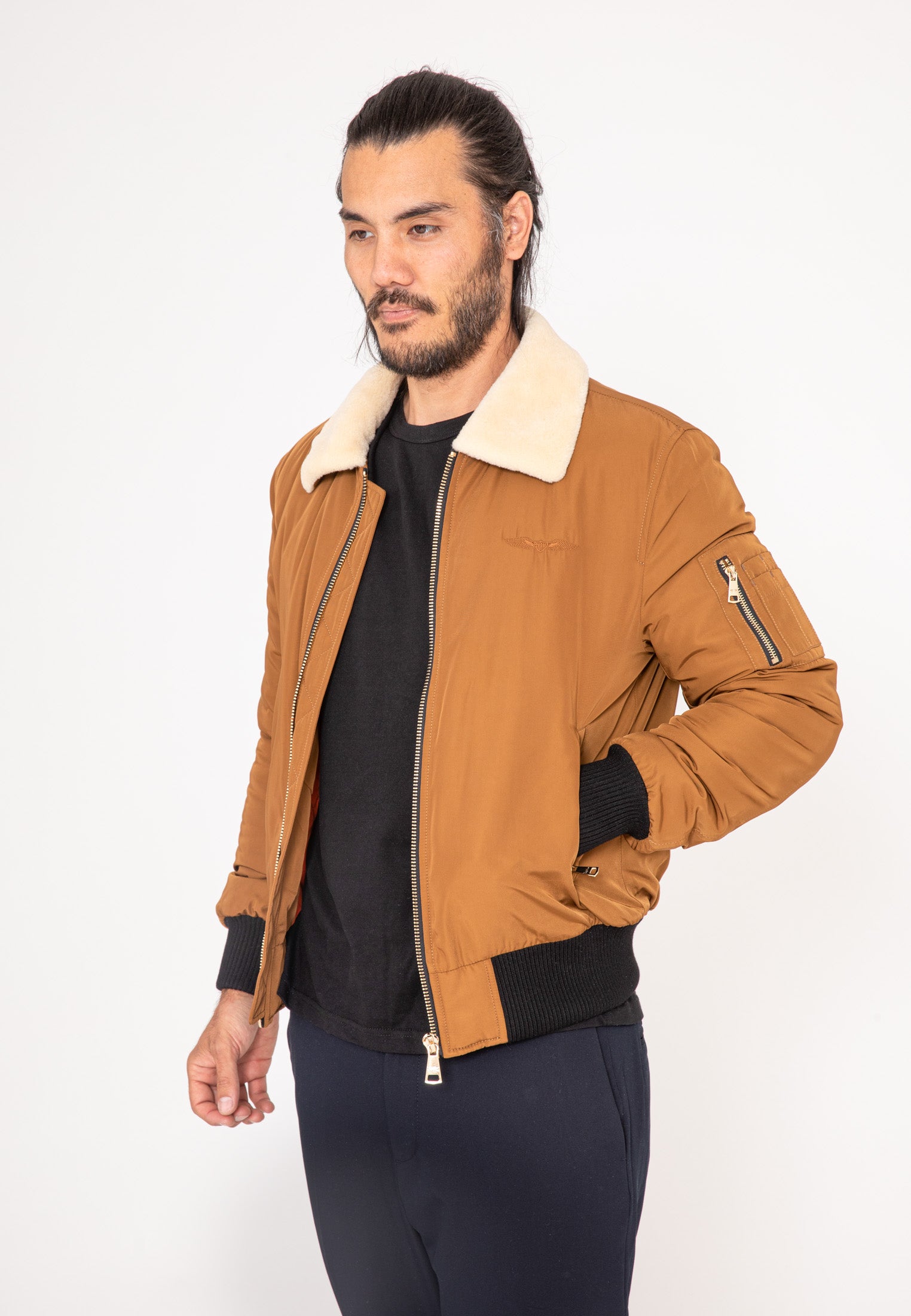 Versmold M bomber jacket in camel jackets Bombers Original   