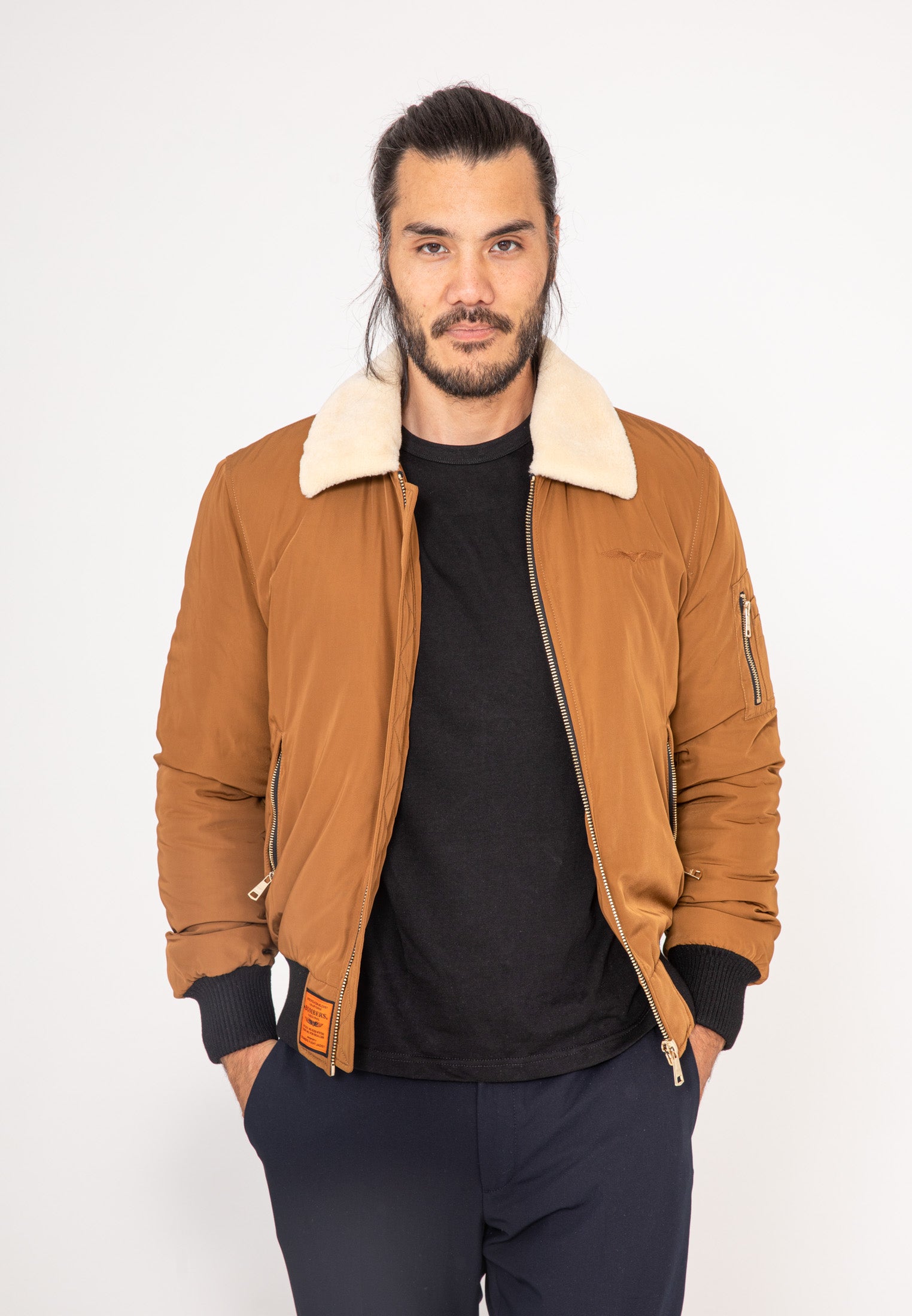 Versmold M bomber jacket in camel jackets Bombers Original   