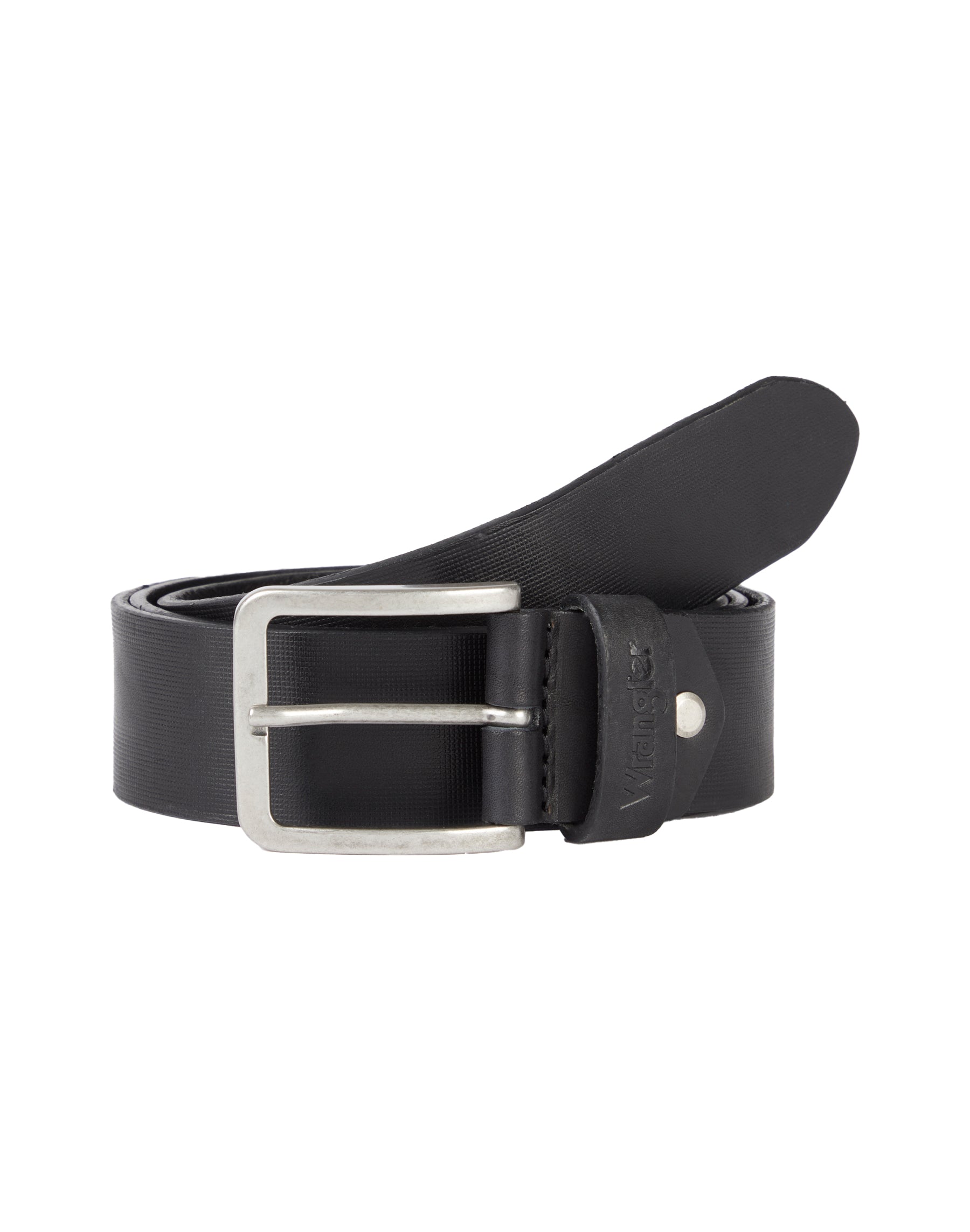 Structured Belt in Black Belt Wrangler   