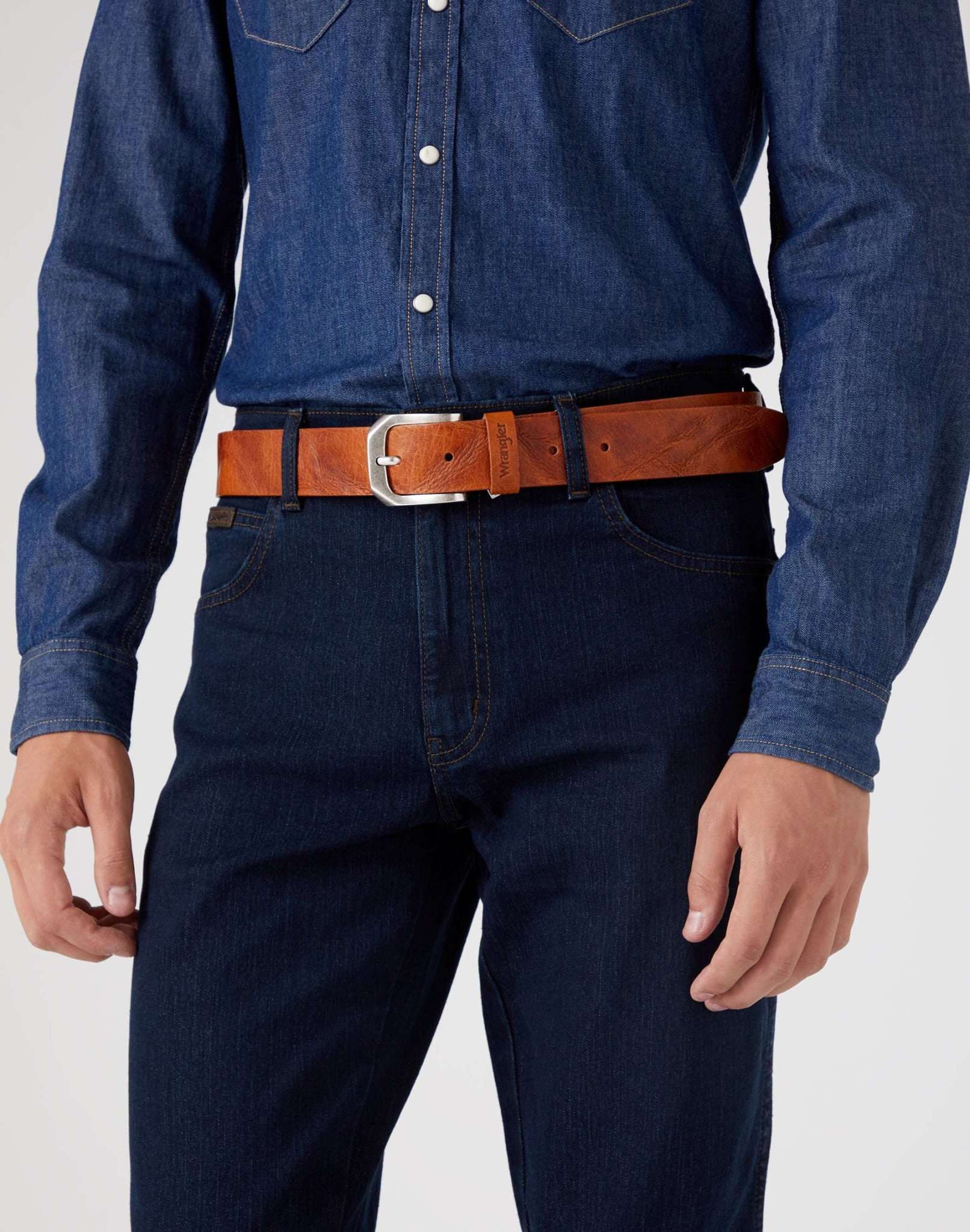 Range Belt in Cognac Belt Wrangler   