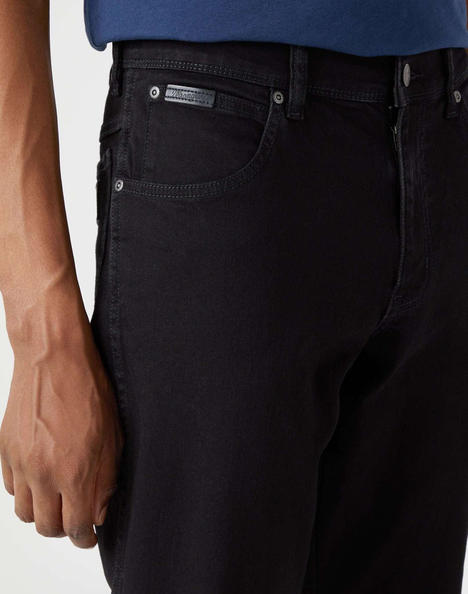 Texas Slim High Stretch in Black Valley Jeans Wrangler   