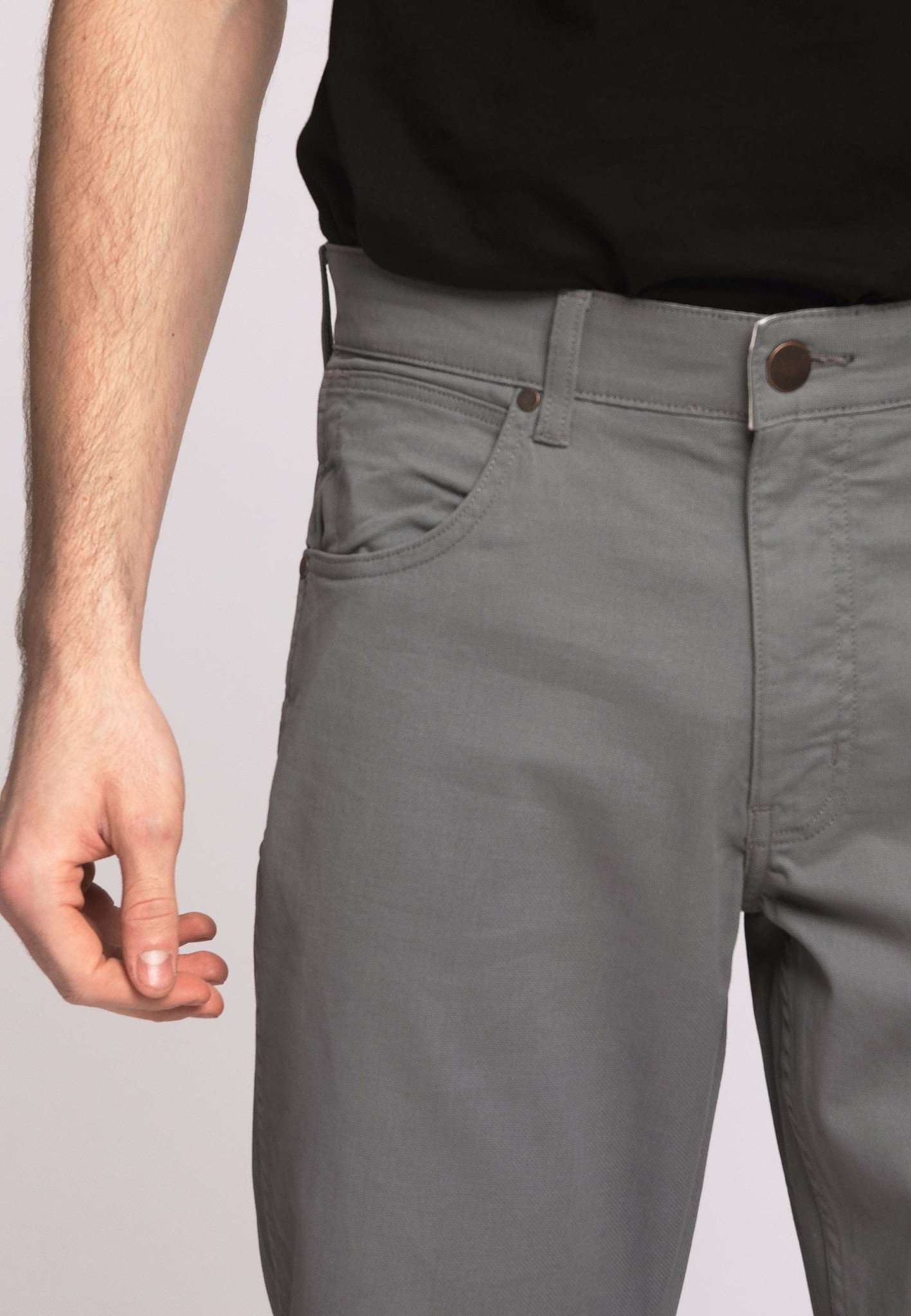 Greensboro twill in Iron Grey pants Wrangler   