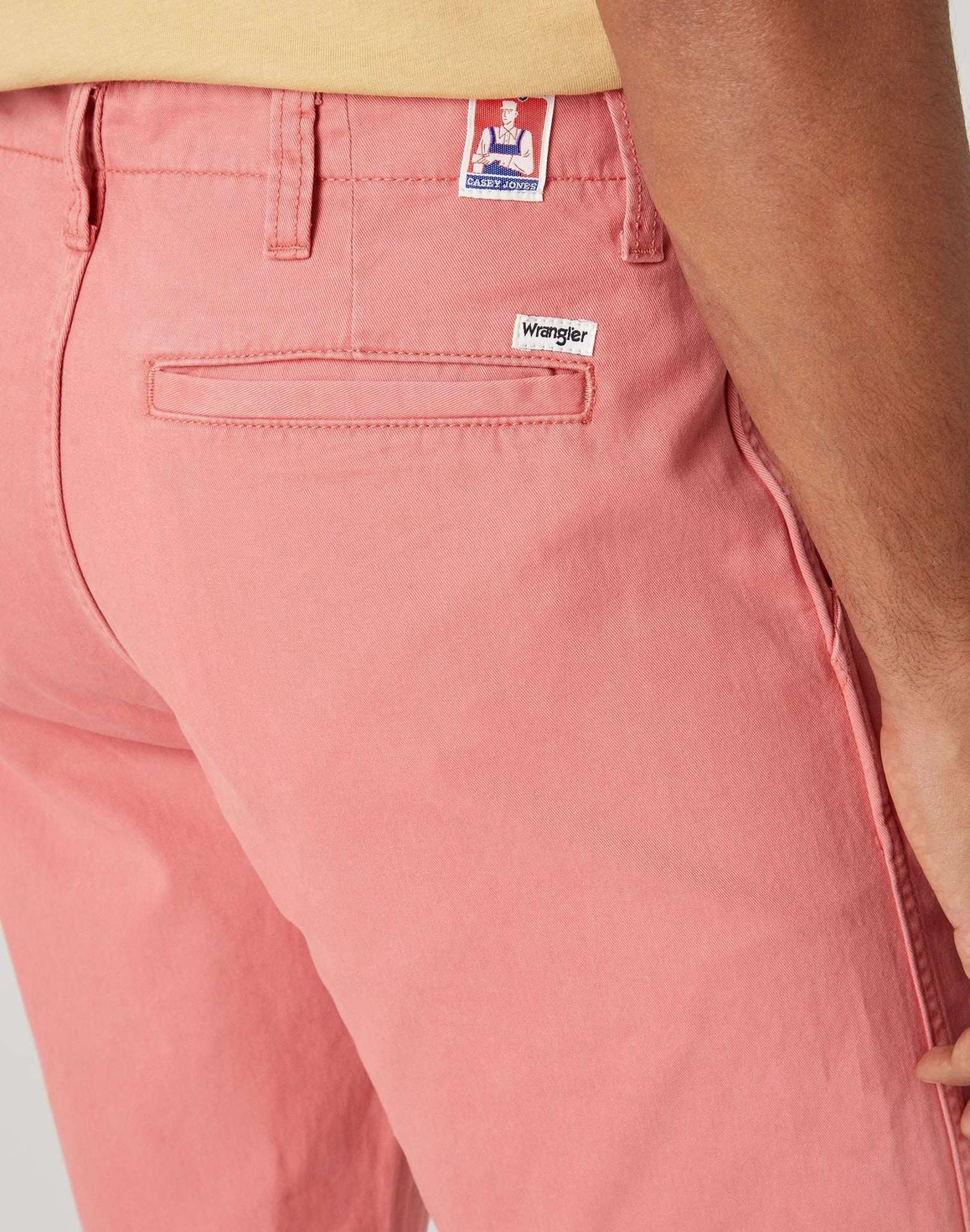 Casey Jones Chino Shorts in Faded Rose Shorts Wrangler   