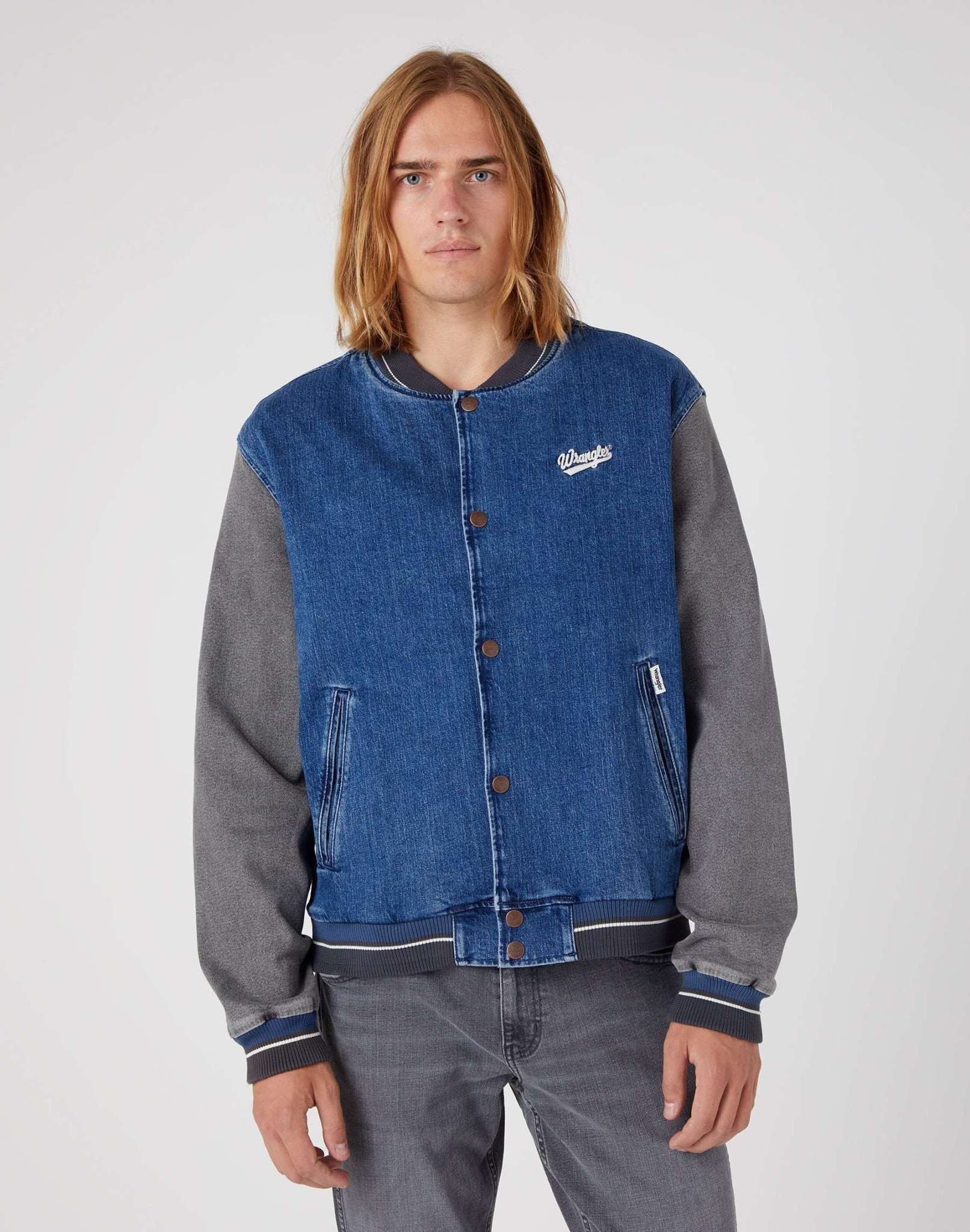 Baseball Jacket in Easy Indigo Jackets Wrangler   