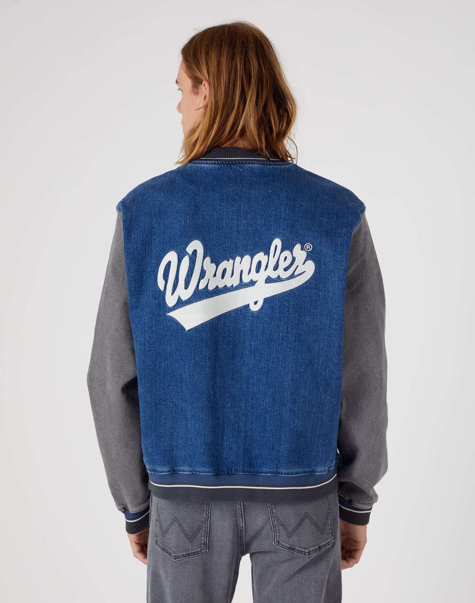 Baseball Jacket in Easy Indigo Jackets Wrangler   