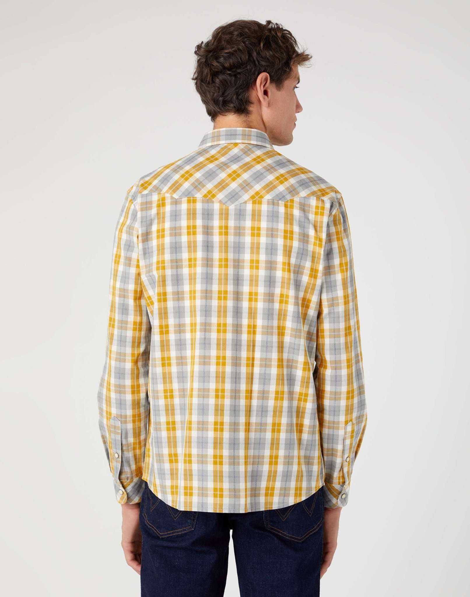 Western Shirt in Wrangler Yellow shirts Wrangler   