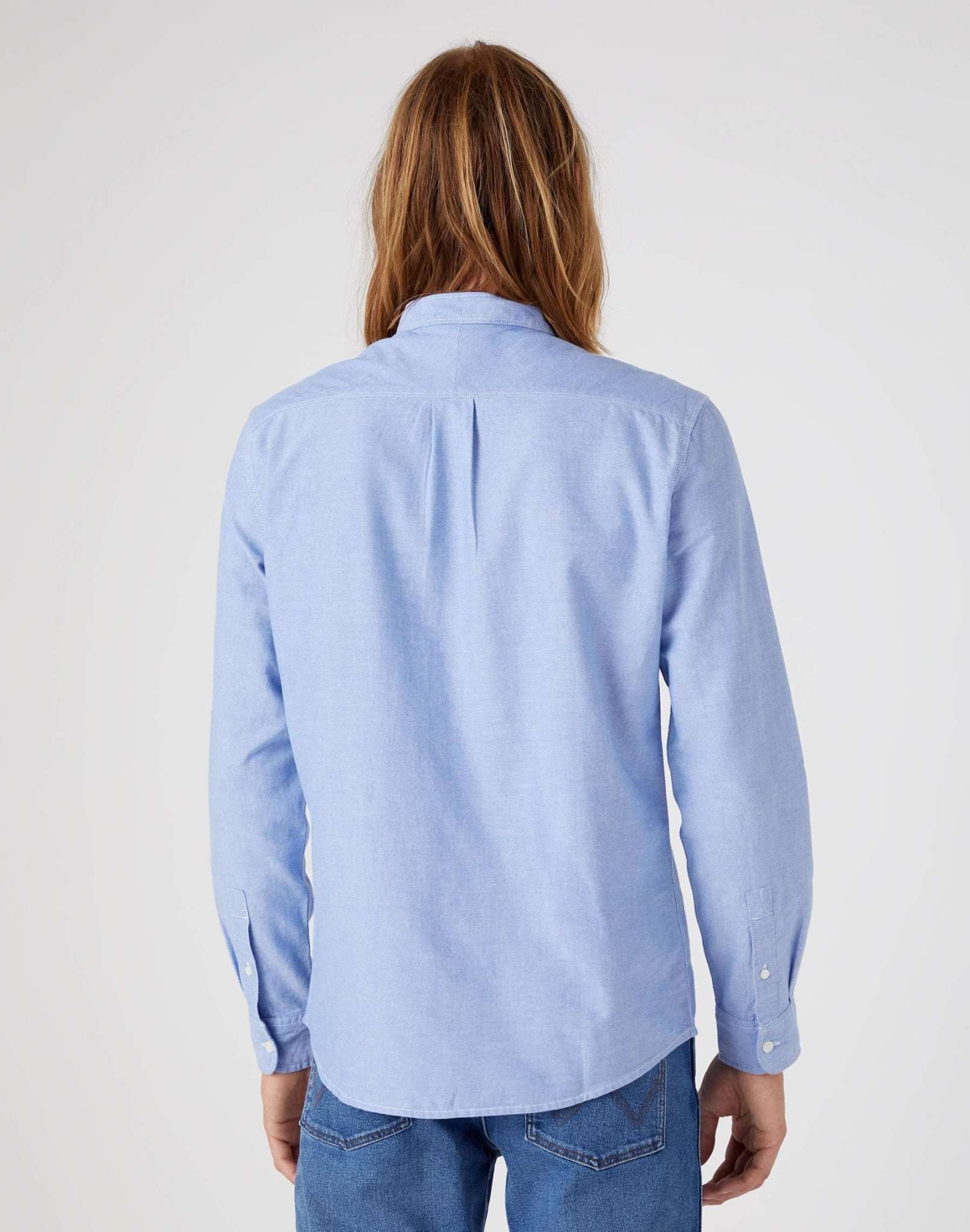 One Pocket Shirt in Limoges Blue Shirts Wrangler   