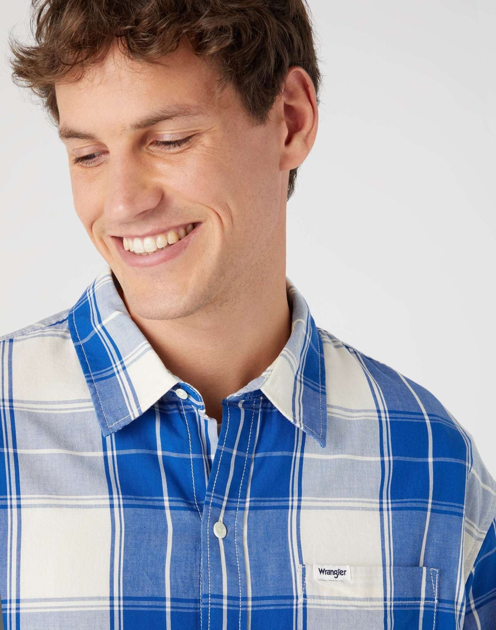 One Pocket Shirt in Nautical Blue Shirts Wrangler   