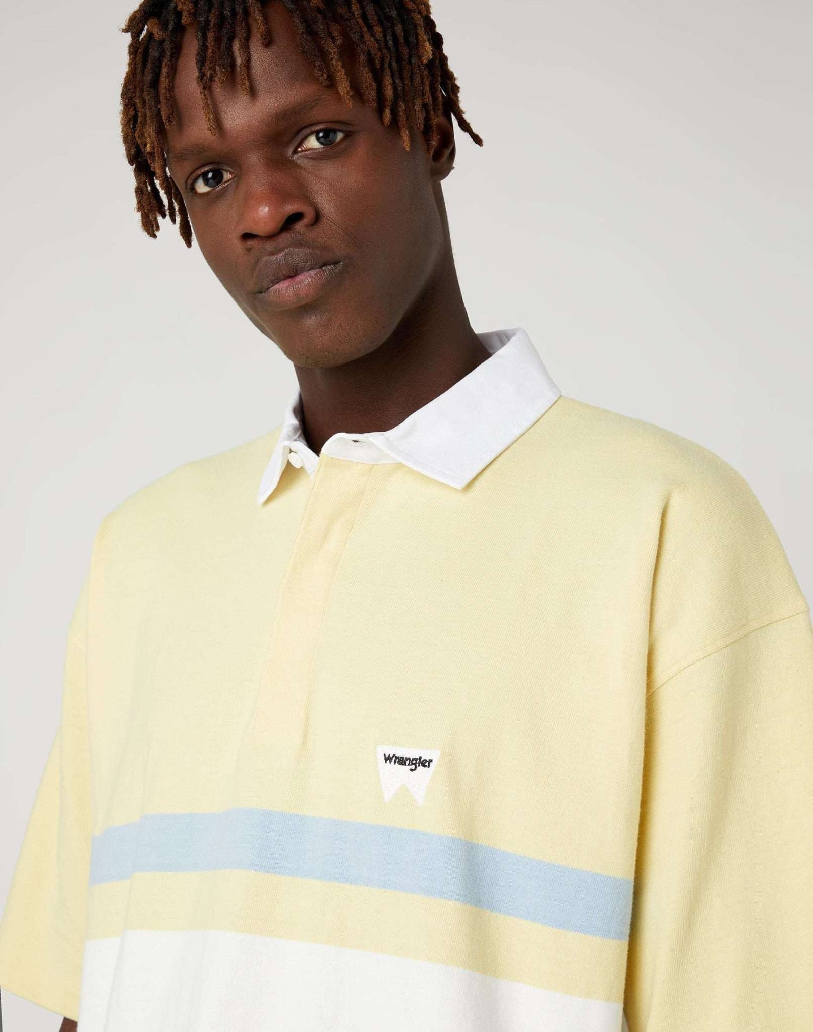 Rugby Polo Shirt in Pineapple Slice Polos Wrangler   