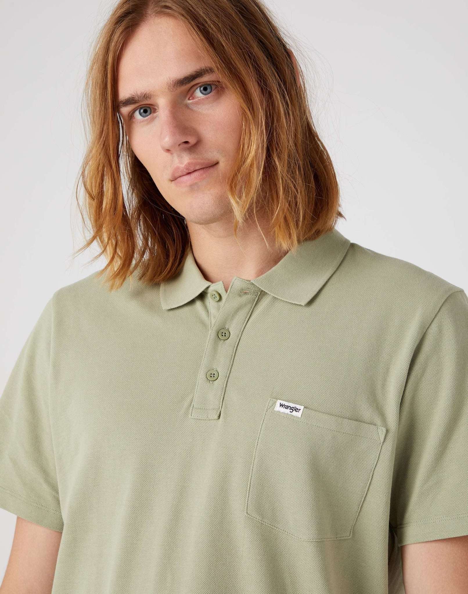 Polo Shirt in Tea Leaf Polos Wrangler   