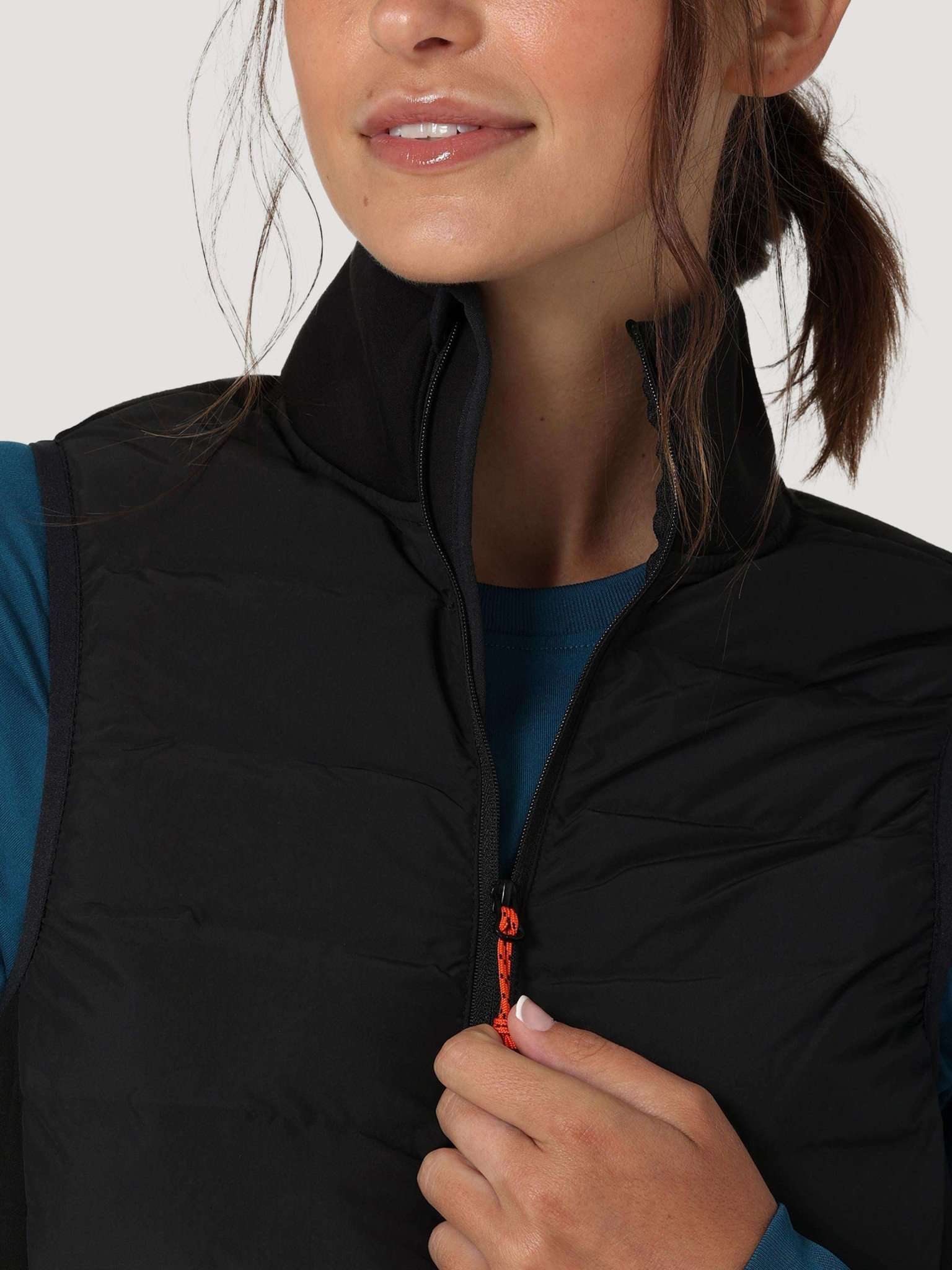 All Terrain Gear Athletic Hybrid Vest in Real Black Jackets Wrangler   