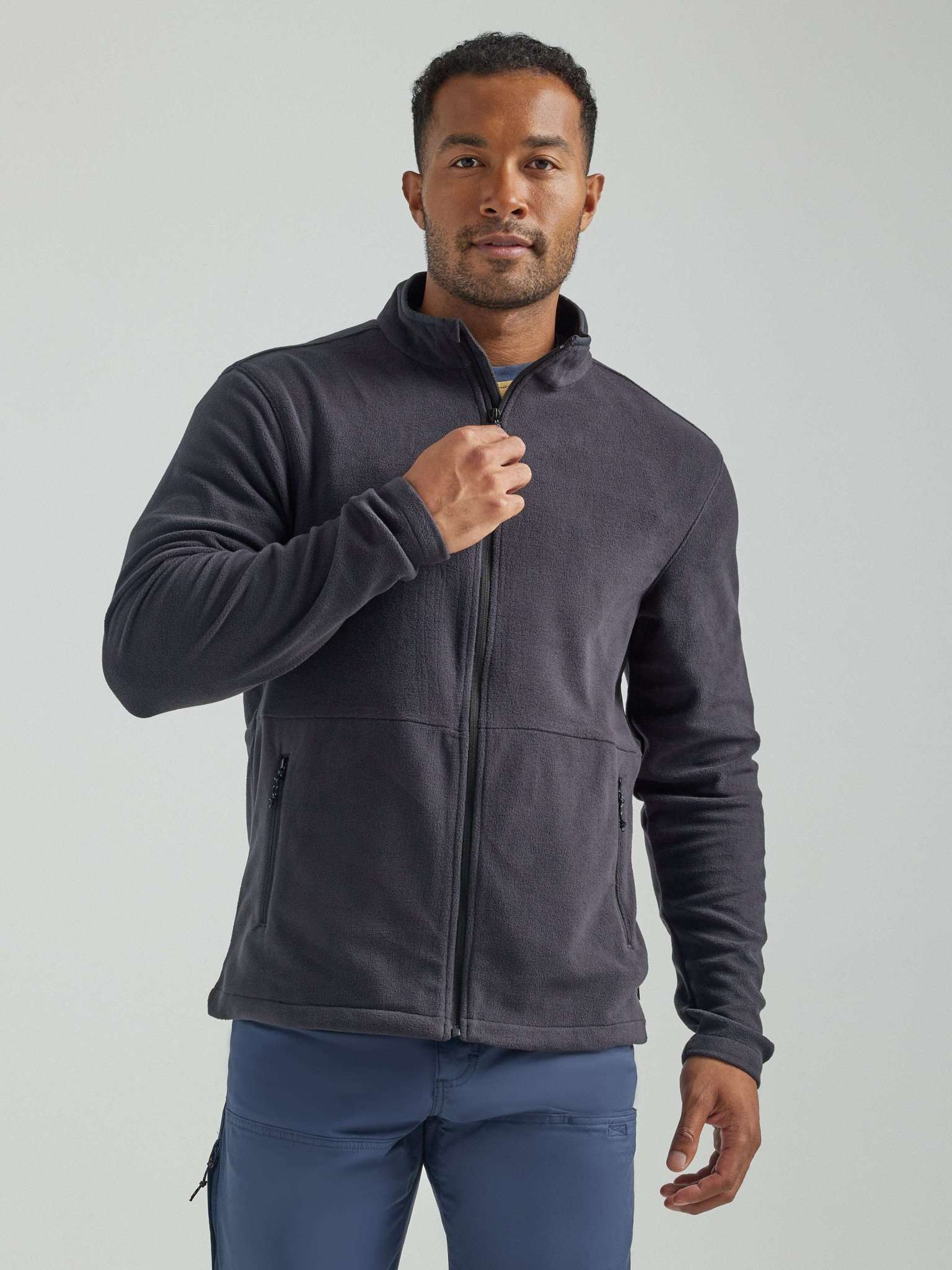 All Terrain Gear Technical Fleece Jacket in Black Jackets Wrangler   