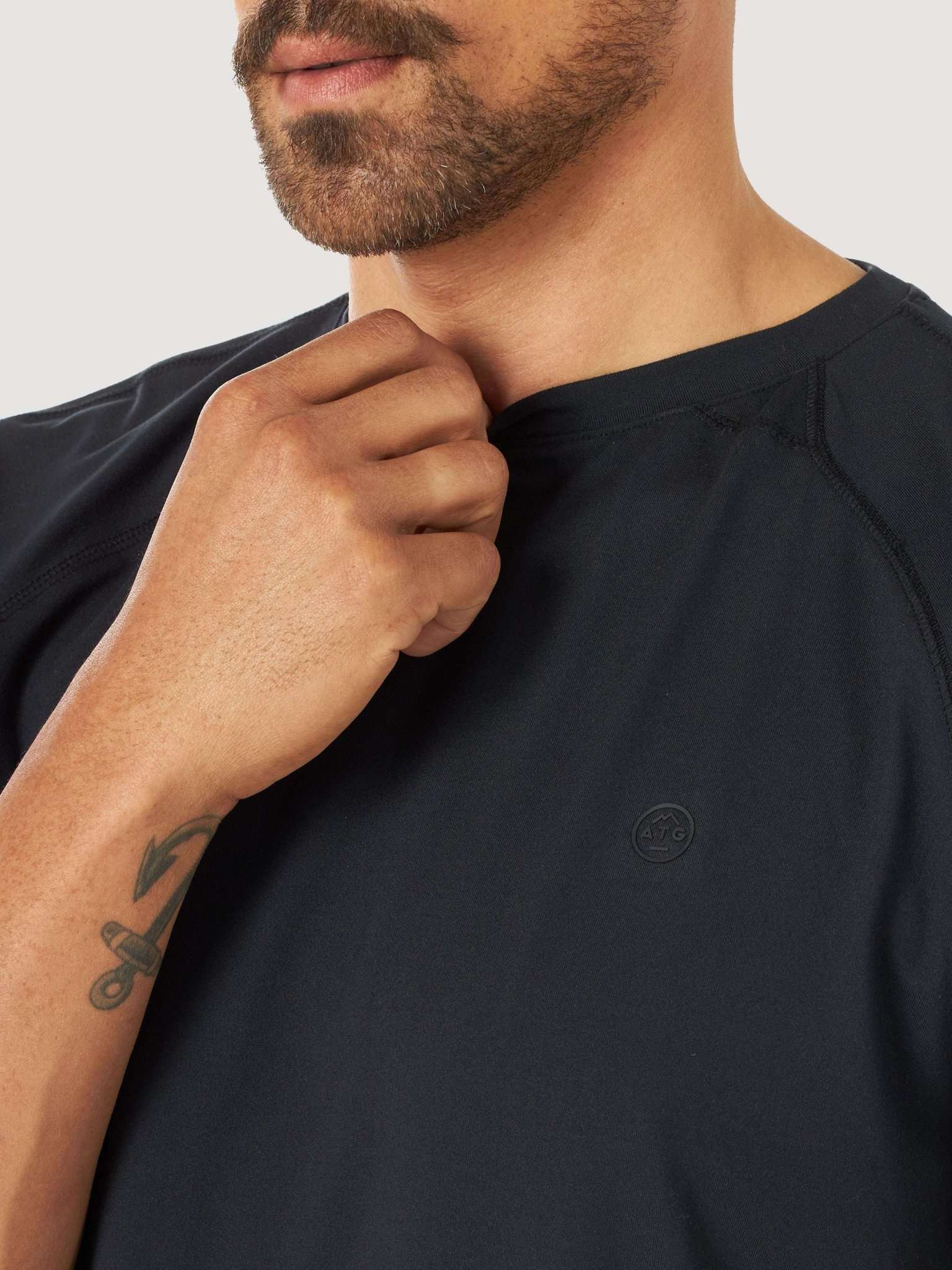 All Terrain Gear Short Sleeve Performance Tee in Black T-Shirts Wrangler   