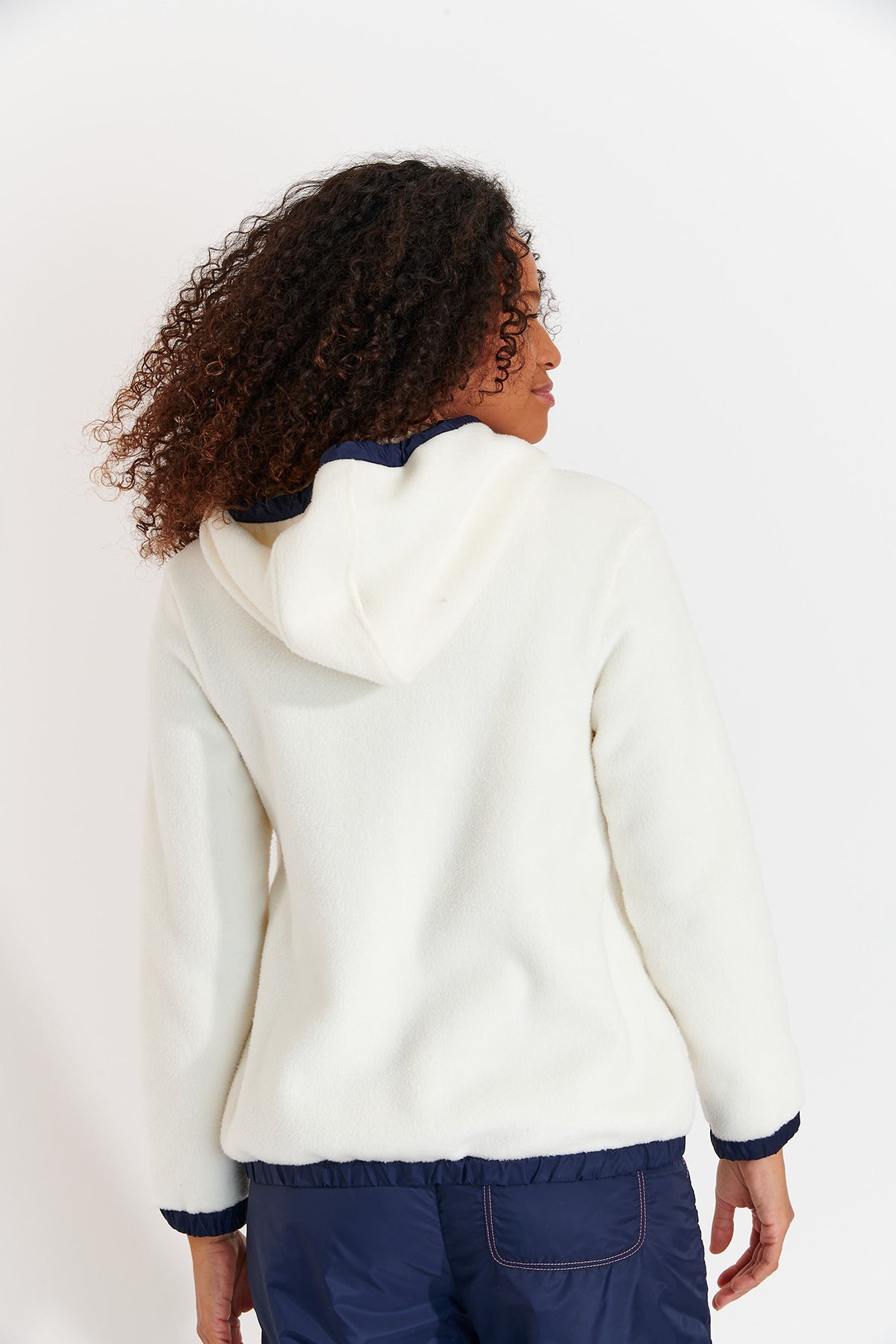 WARREN-BRICHILL fleece jacket in ecru Jackets Banana Moon