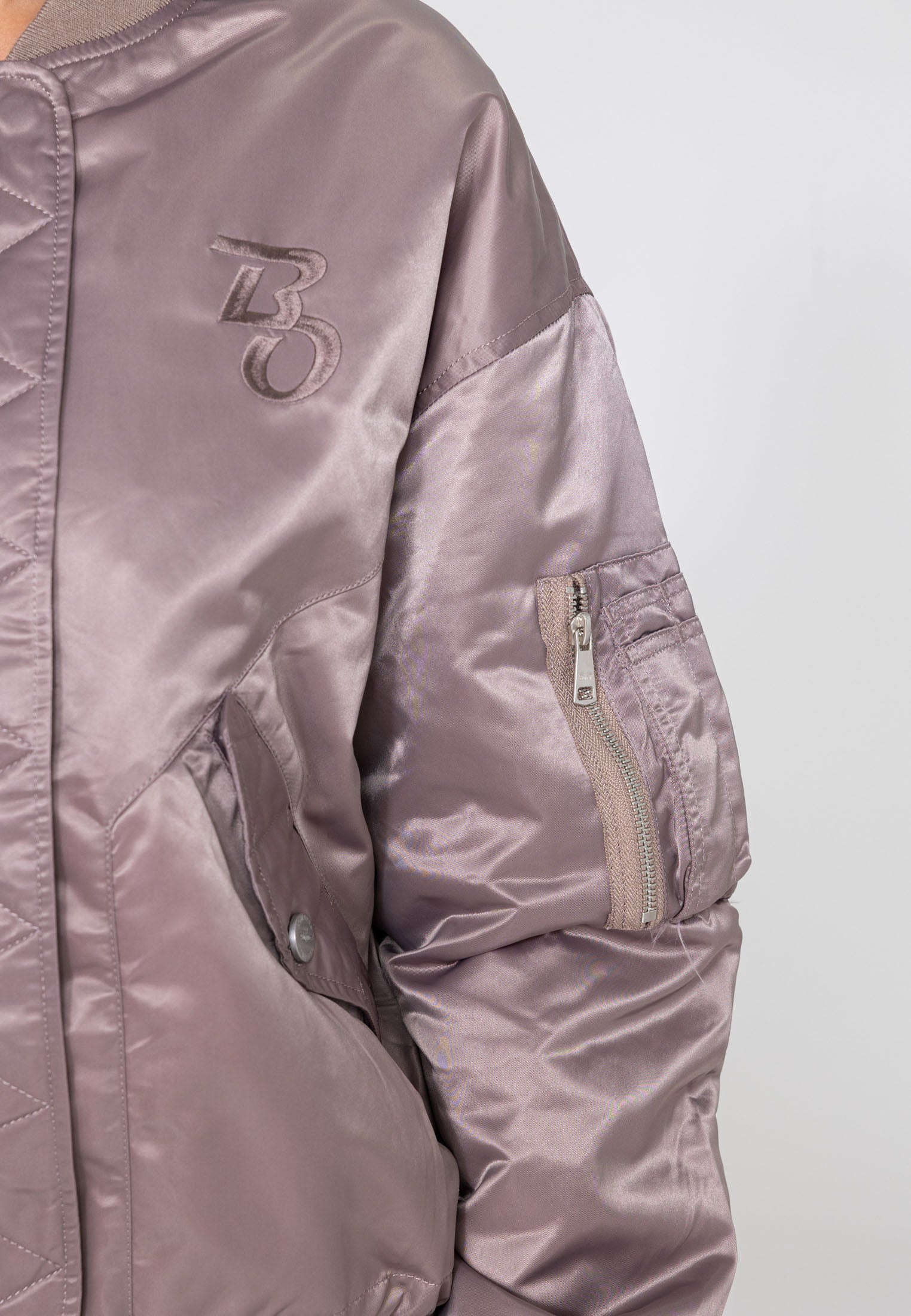 Wavy U bomber jacket in pink Jackets Bombers Original   