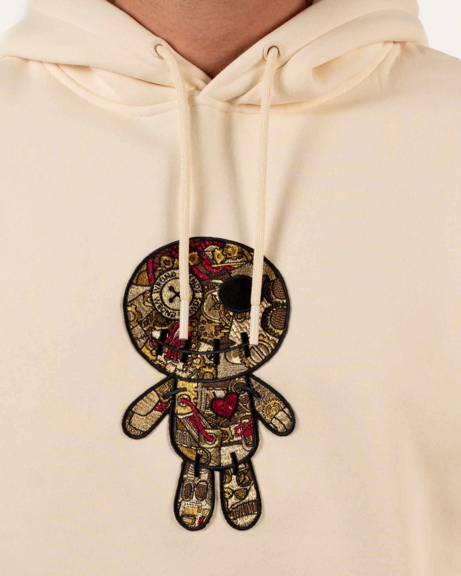 Ennis Hoodie in Beige Hoodie Wrong Friends