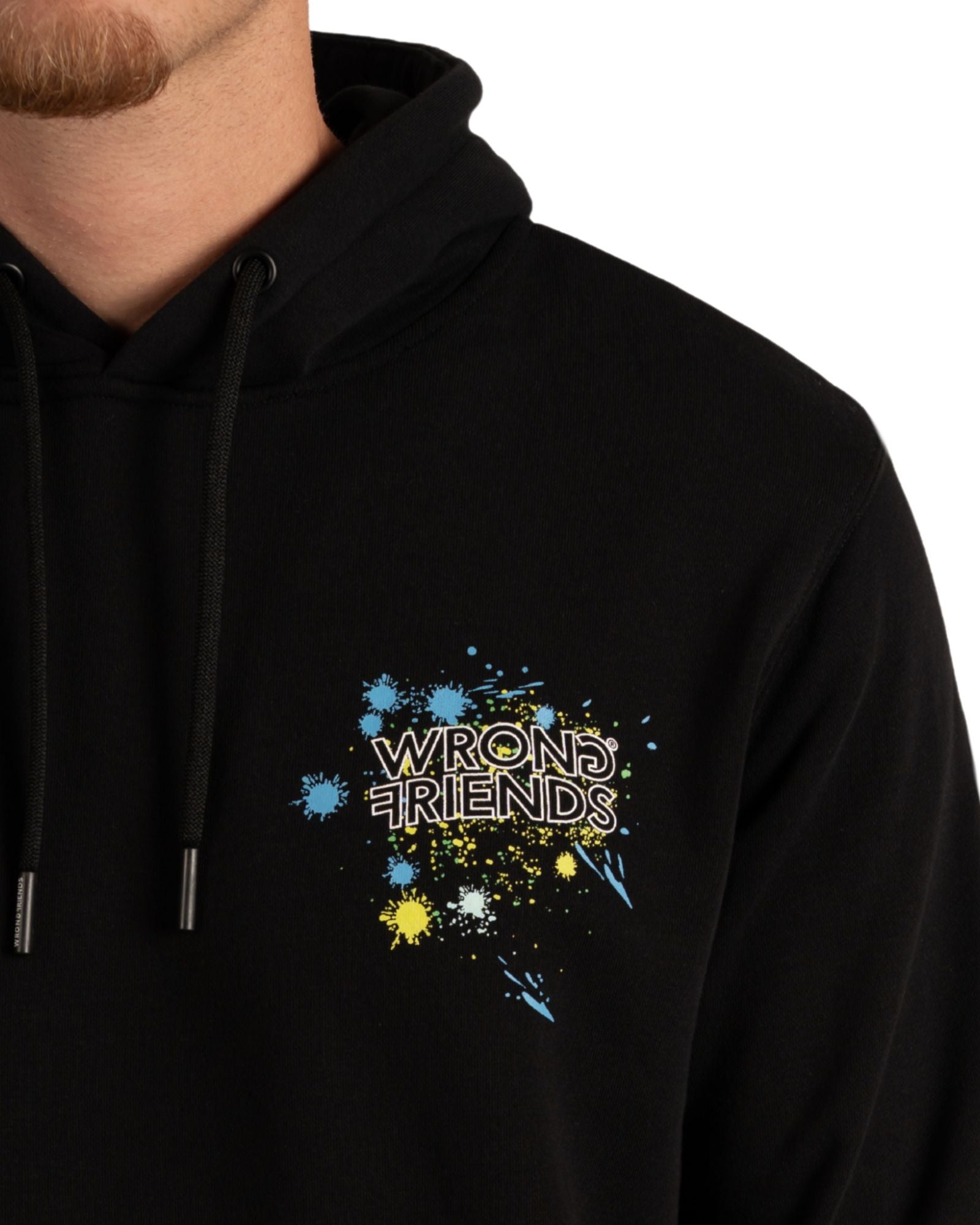 Hays Hoodie in Black Hoodie Wrong Friends