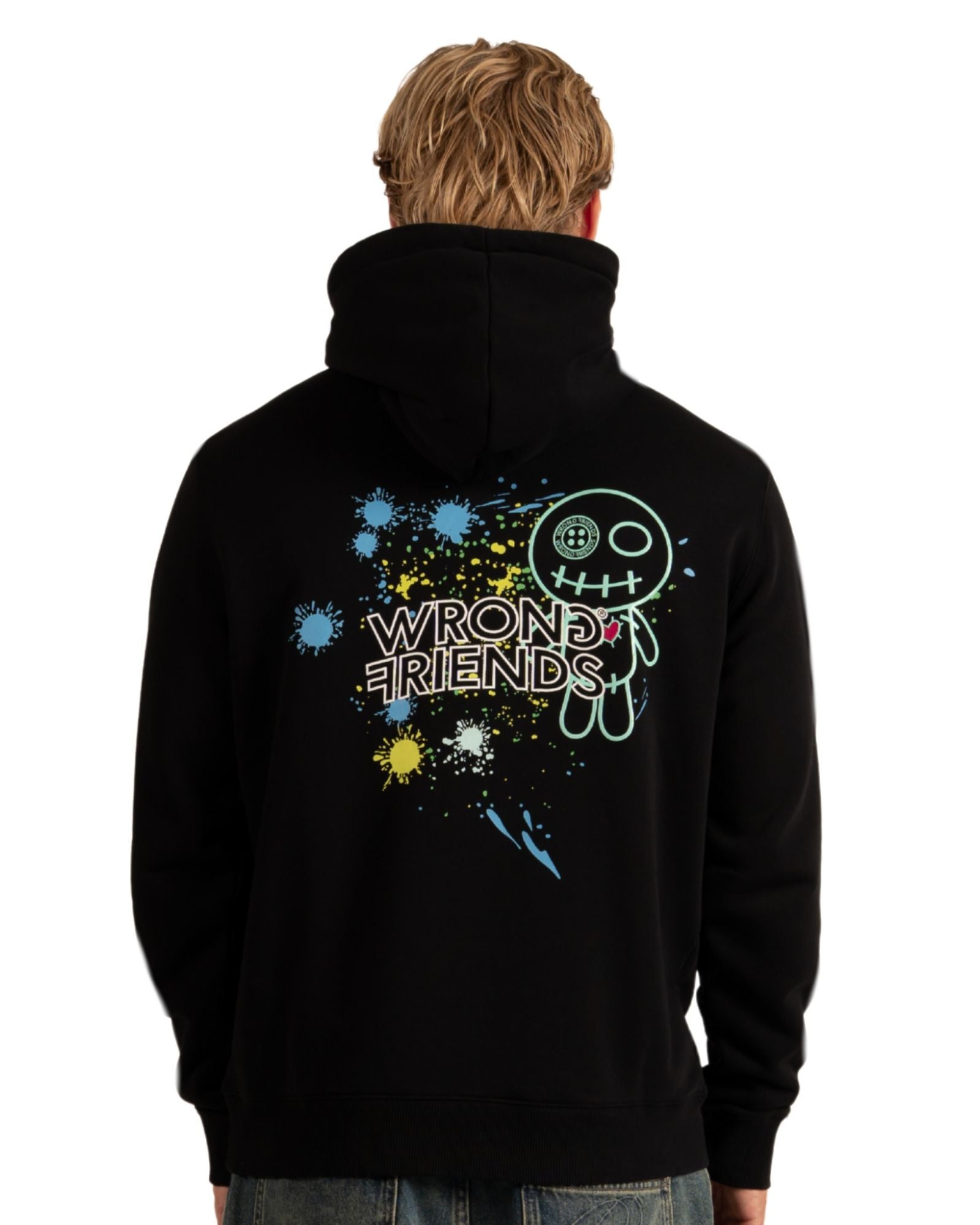 Hays Hoodie in Black Hoodie Wrong Friends