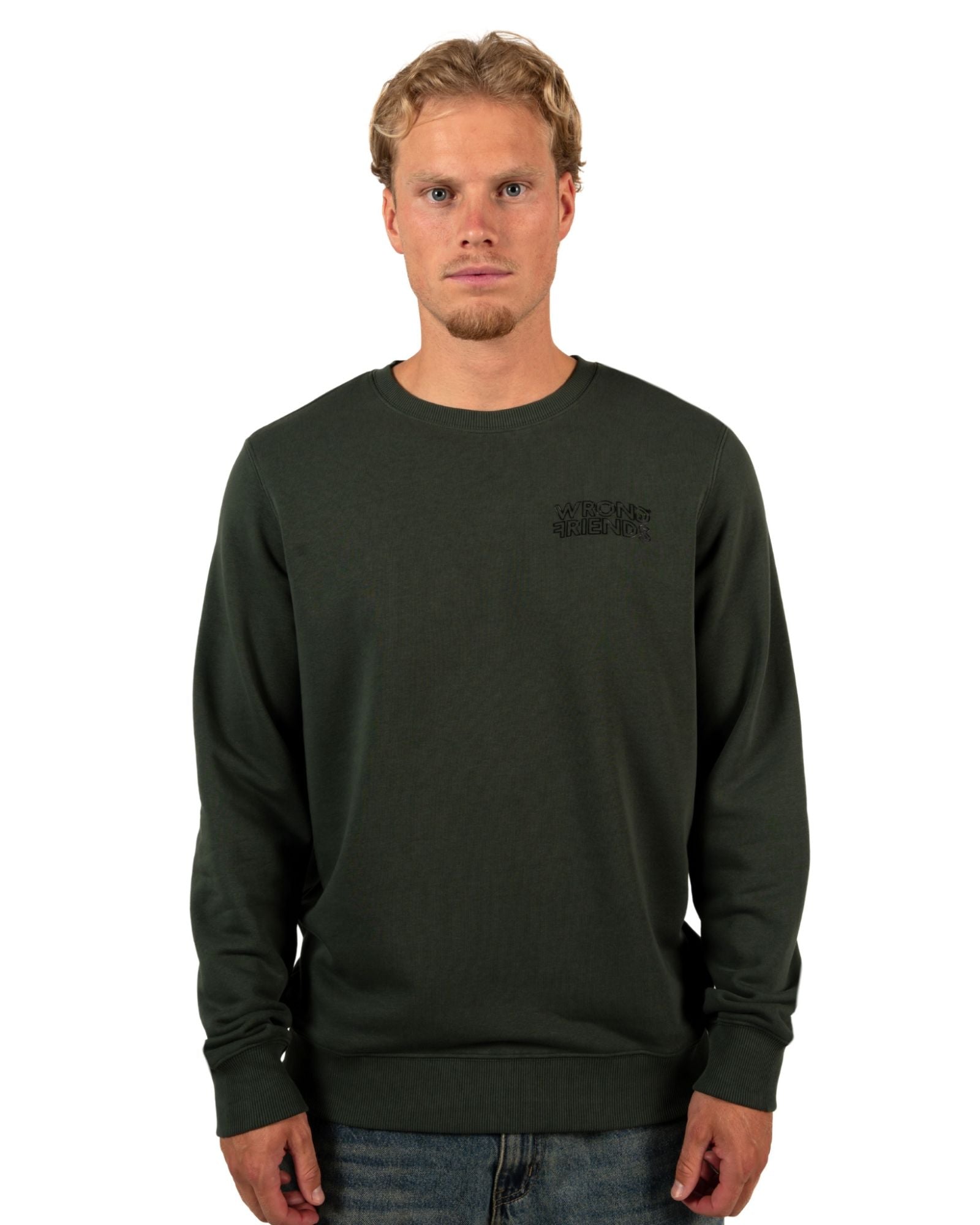 Walden Sweater in Dark Green Sweatshirts Wrong Friends