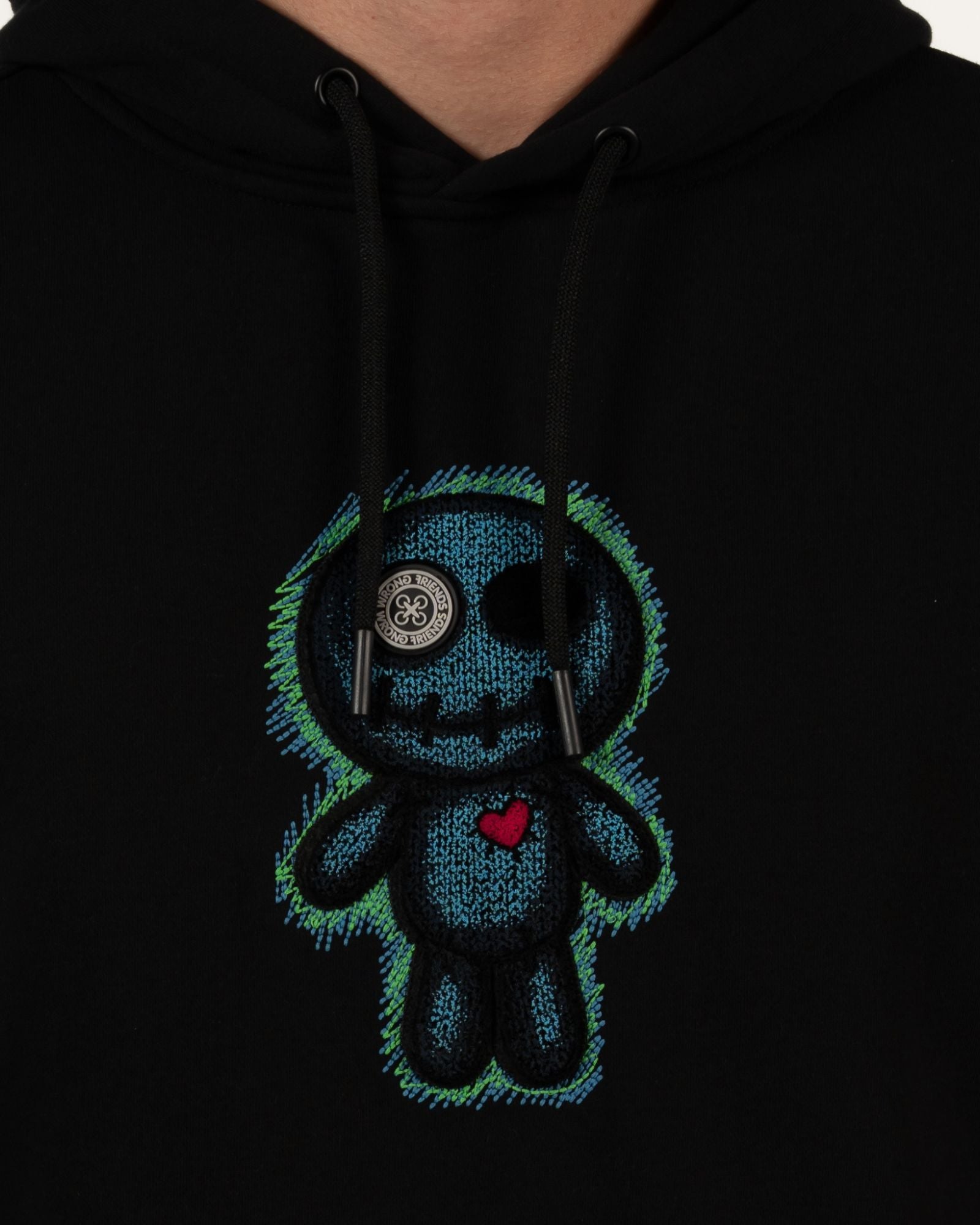 Williams Hoodie in Black Hoodie Wrong Friends