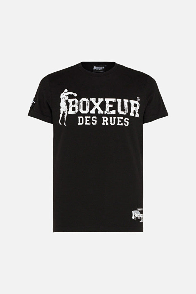 Boxeur Street 2 T shirt in Black White Boxeur des Rues Switzerland