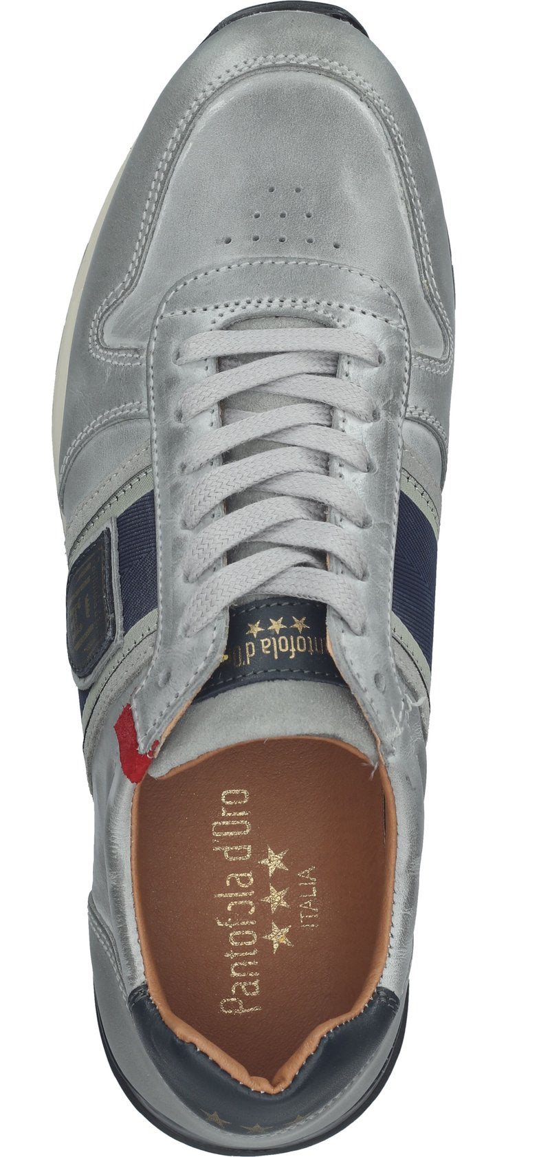 Sangano Low in Gray Violet Sneakers Pantofola d'Oro   