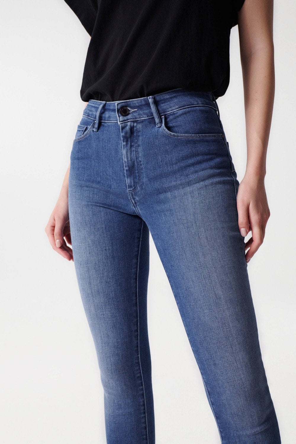 Destiny Skinny Push-Up in Medium Wash Jeans Salsa Jeans   