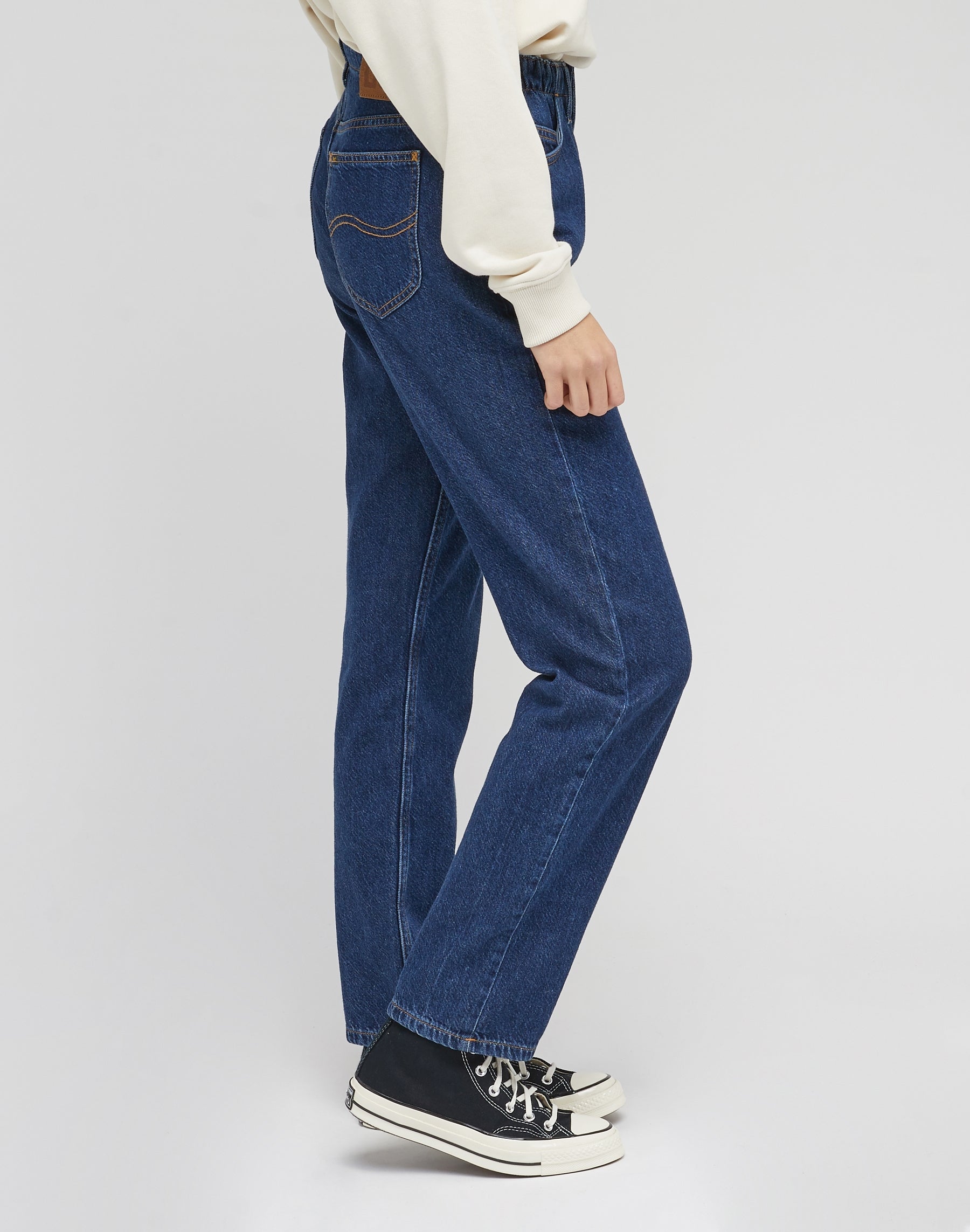 Elasticated Carol in Brisk Inhale Jeans Lee   