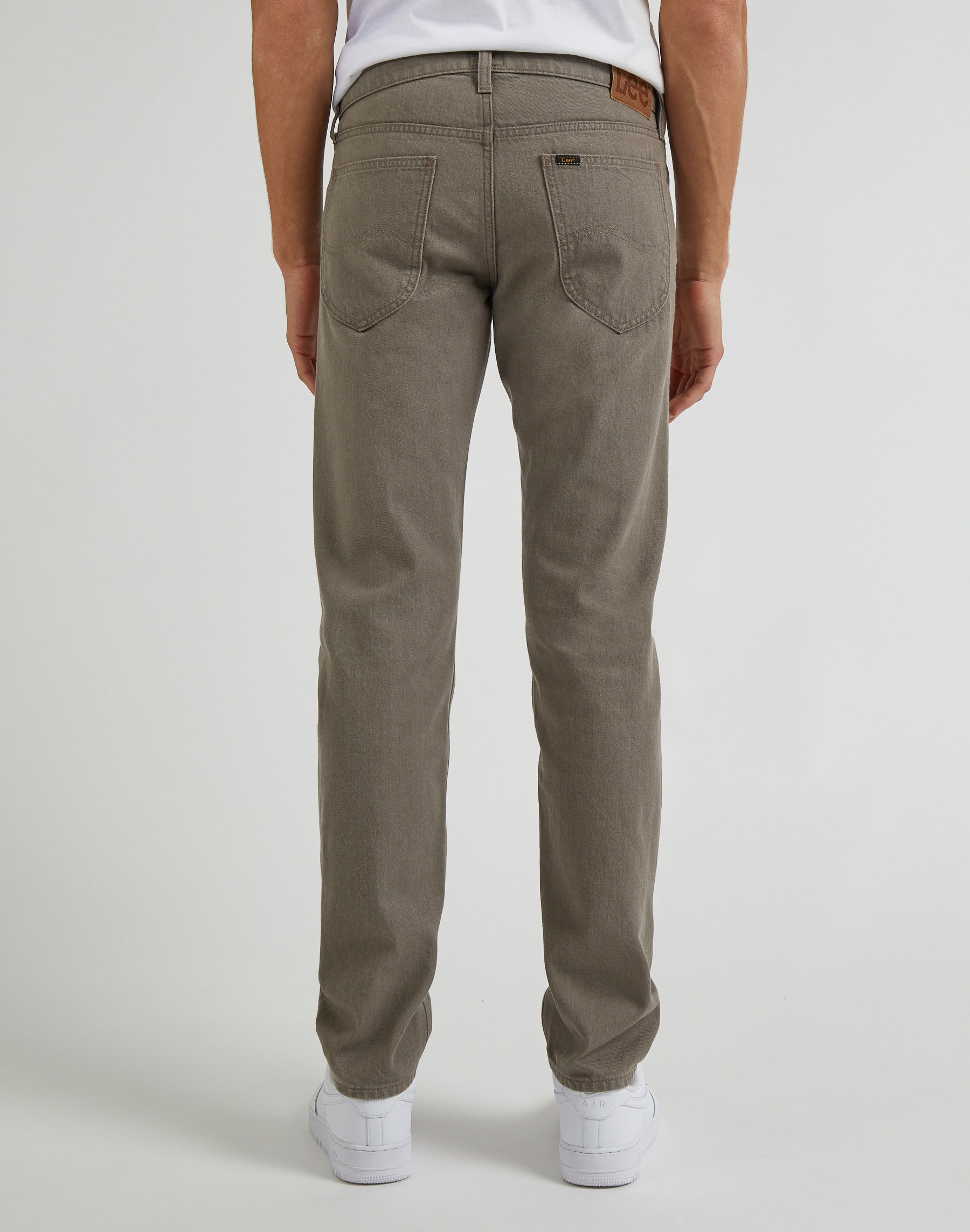 Daren Zip Fly Low Stretch in Mushroom Pants Lee   