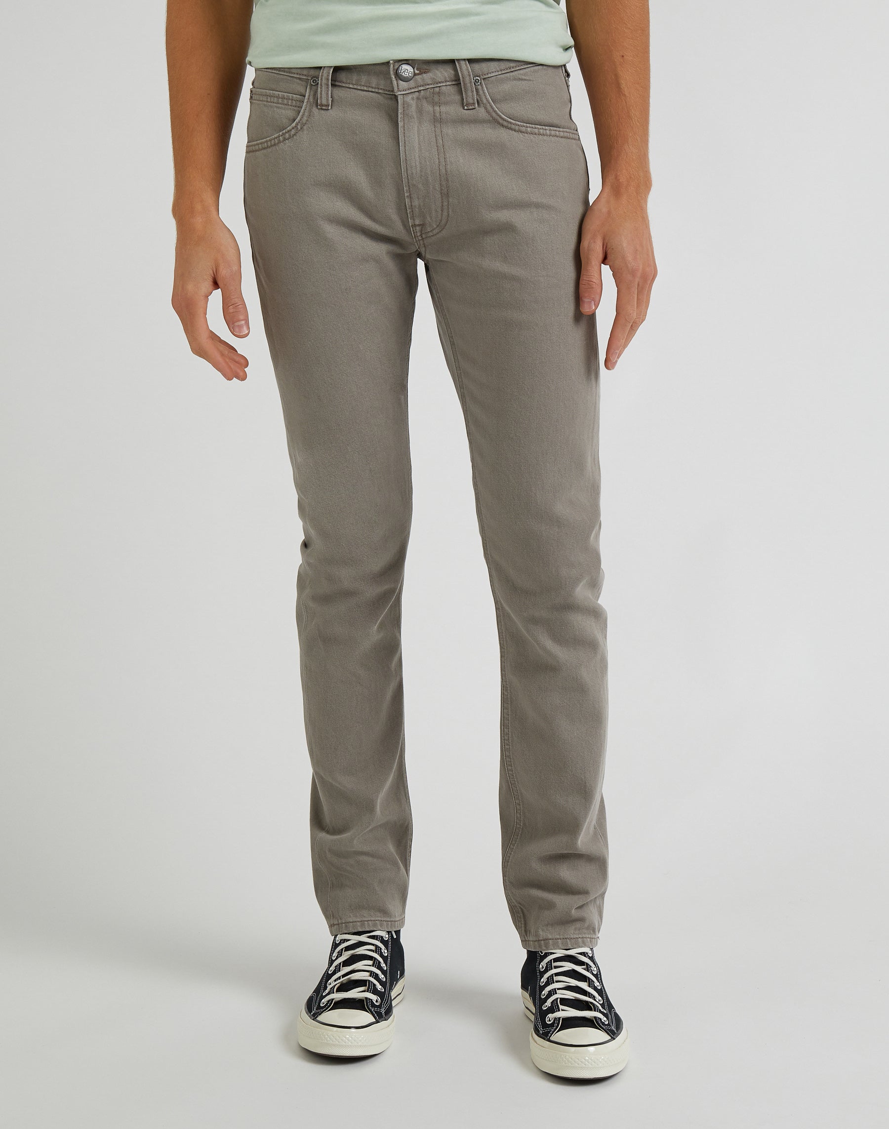 Luke Low Stretch in Mushroom Light Pants Lee   