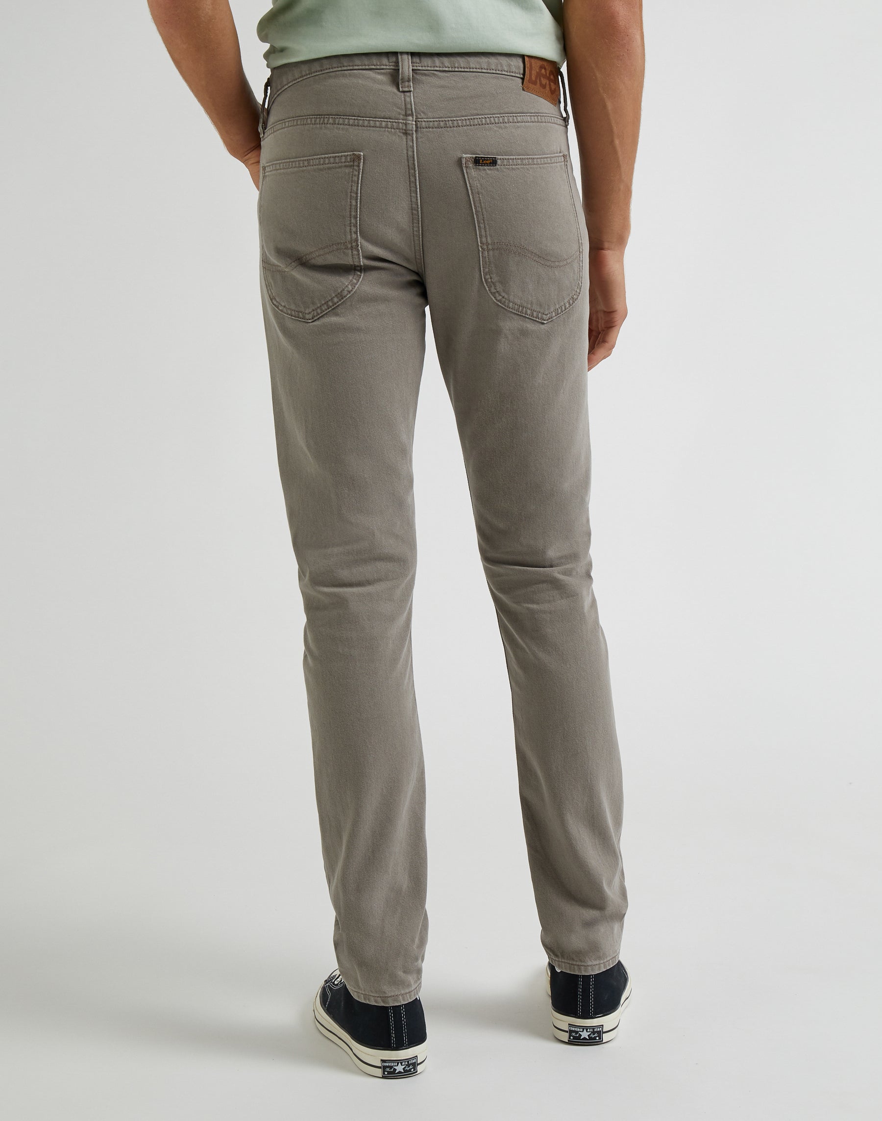 Luke Low Stretch in Mushroom Light Pants Lee   