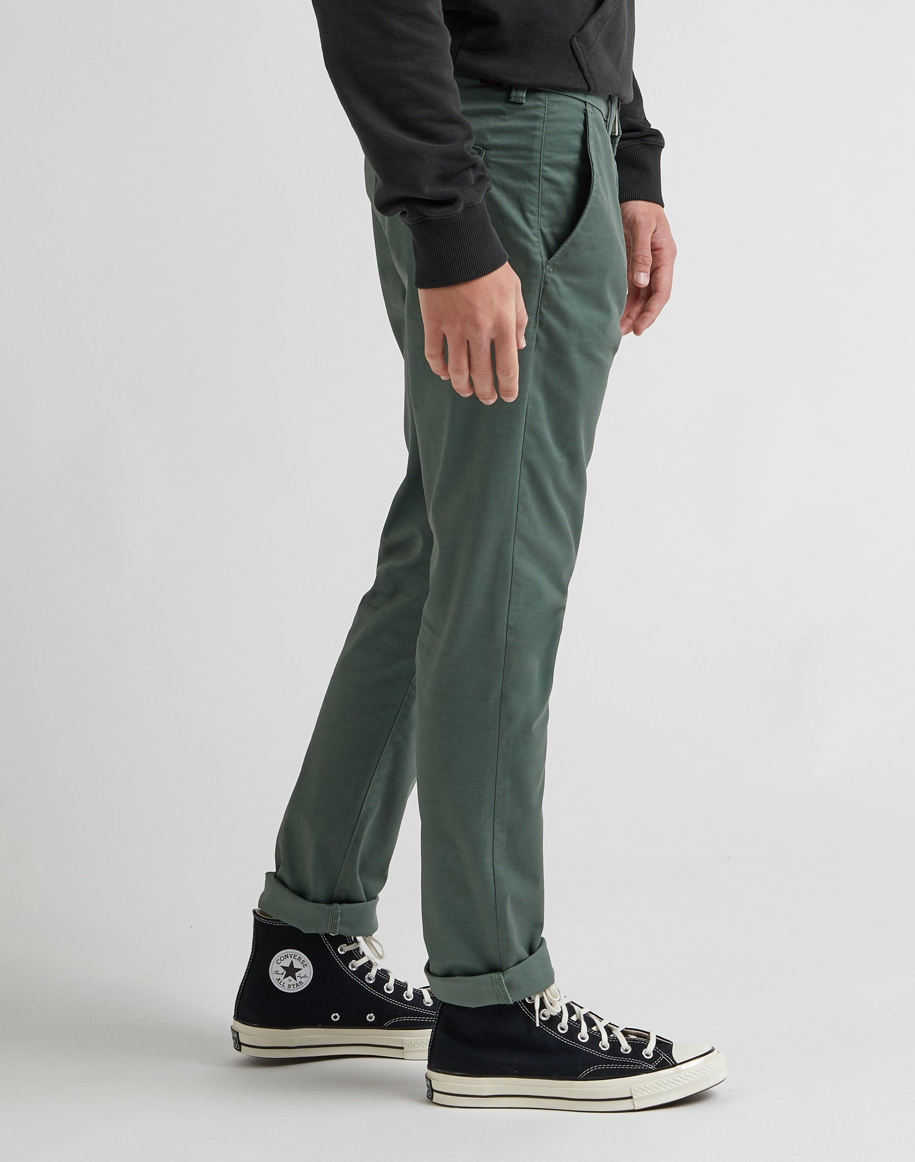 Slim Chino in Fort Green Pants Lee   